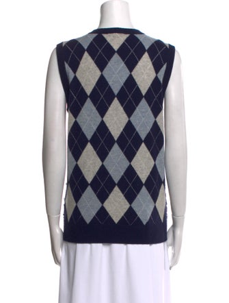 Michael Kors Collection Cashmere Printed Sweater