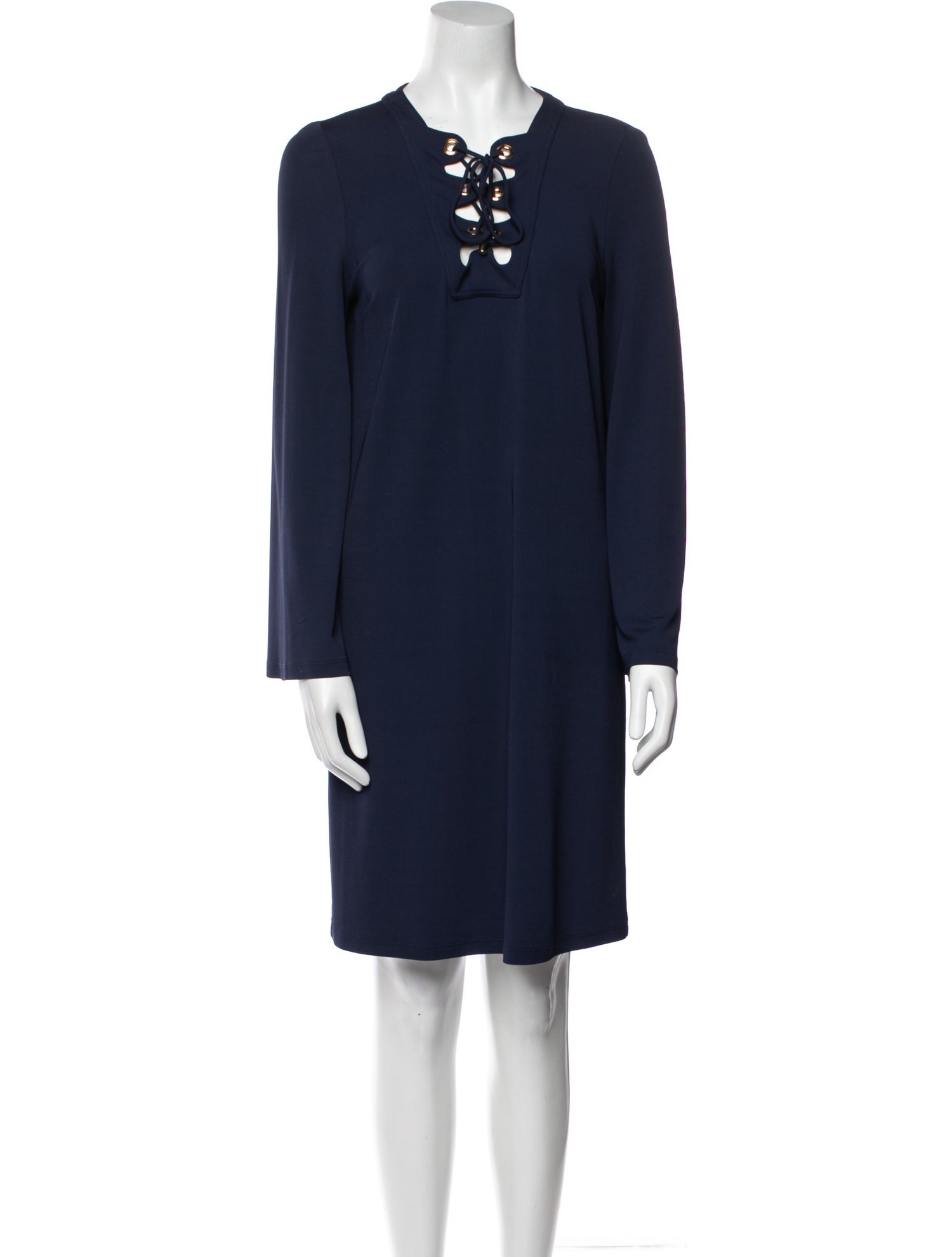 Michael Kors Collection V-Neck Mini Dress