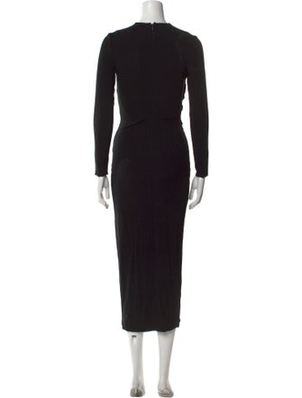 Michael Kors Collection Crew Neck Long Dress