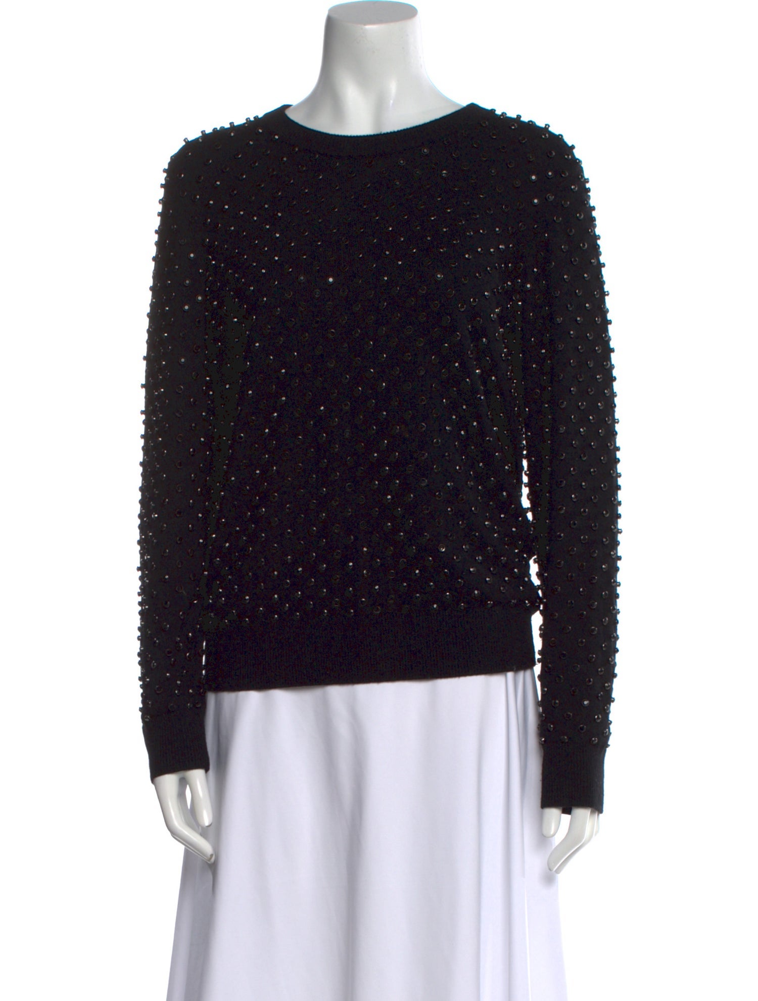 Michael Kors Collection Scoop Neck Long Sleeve Sweatshirt