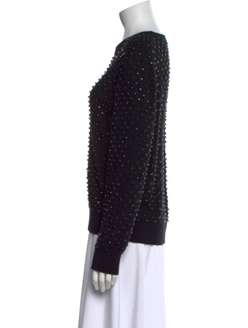 Michael Kors Collection Scoop Neck Long Sleeve Sweatshirt