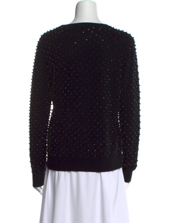 Michael Kors Collection Scoop Neck Long Sleeve Sweatshirt