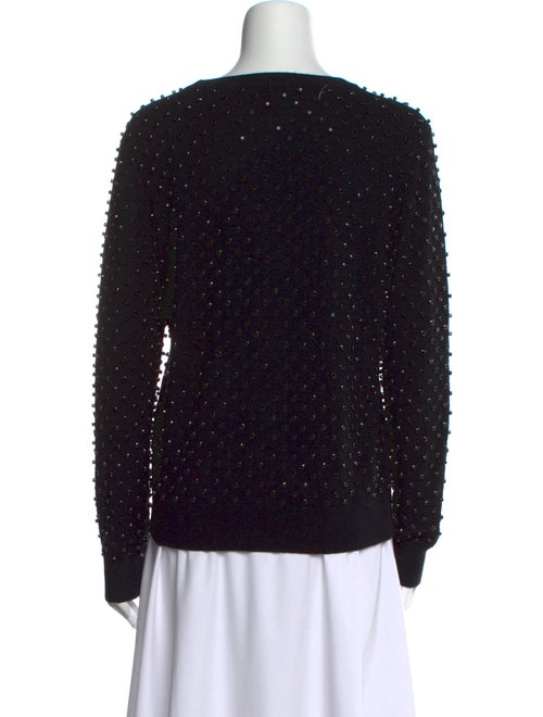 Michael Kors Collection Scoop Neck Long Sleeve Sweatshirt