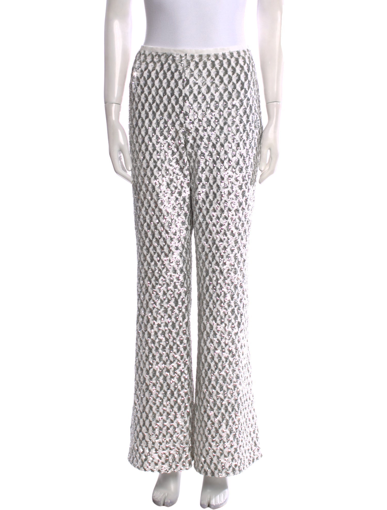 Michael Kors Collection Sequin Wide Leg Pants