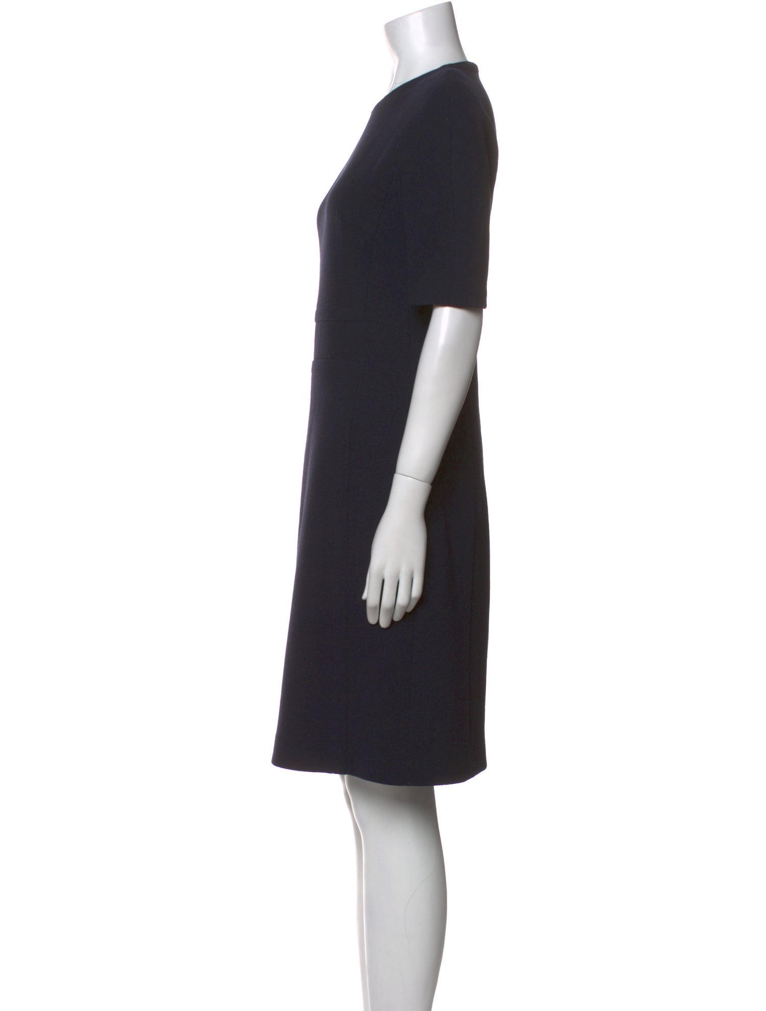 Michael Kors Collection Virgin Wool Knee-Length Dress