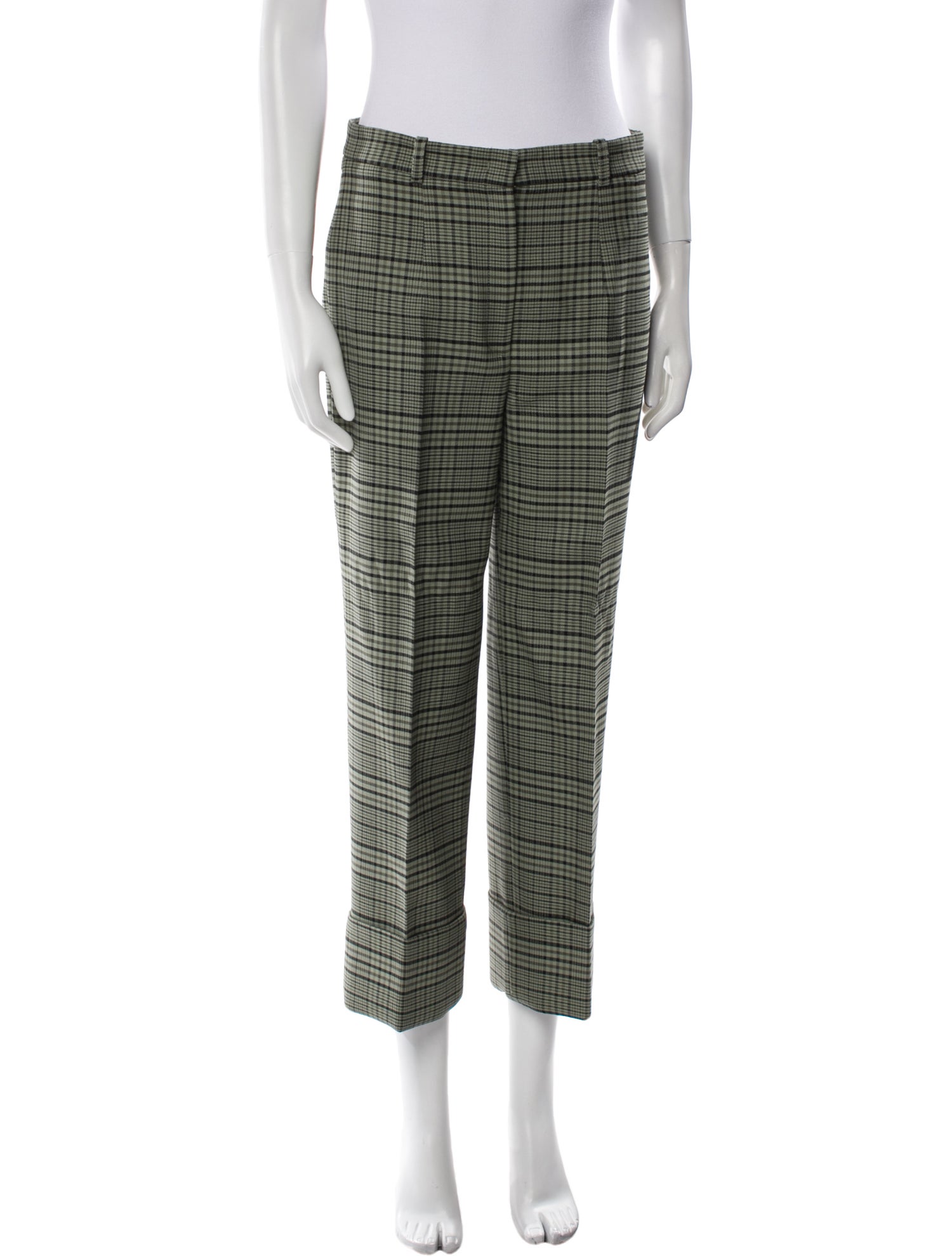 Michael Kors Collection Virgin Wool Wide Leg Pants