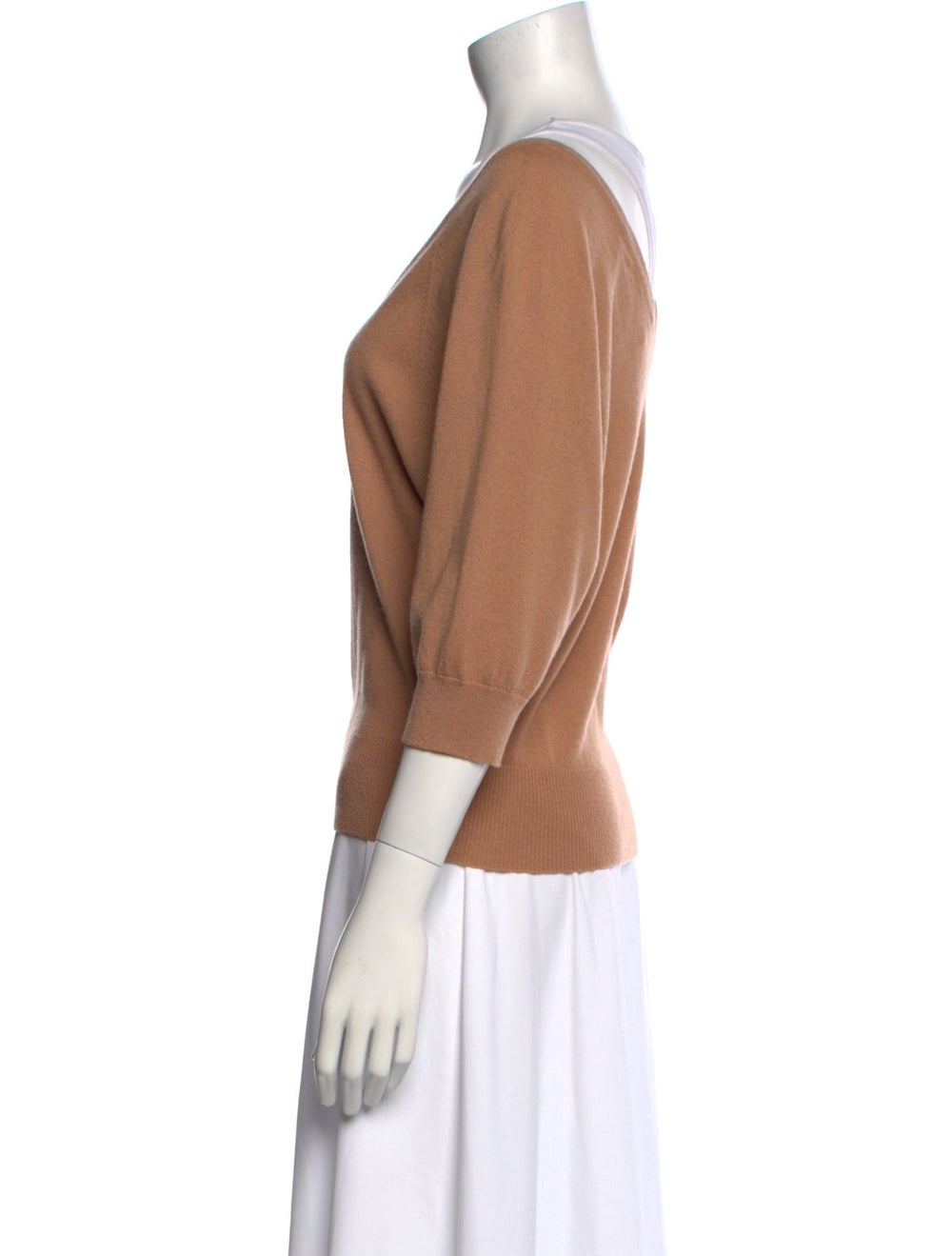 Michael Kors Collection Pullover Brown Three-Quar… - image 2