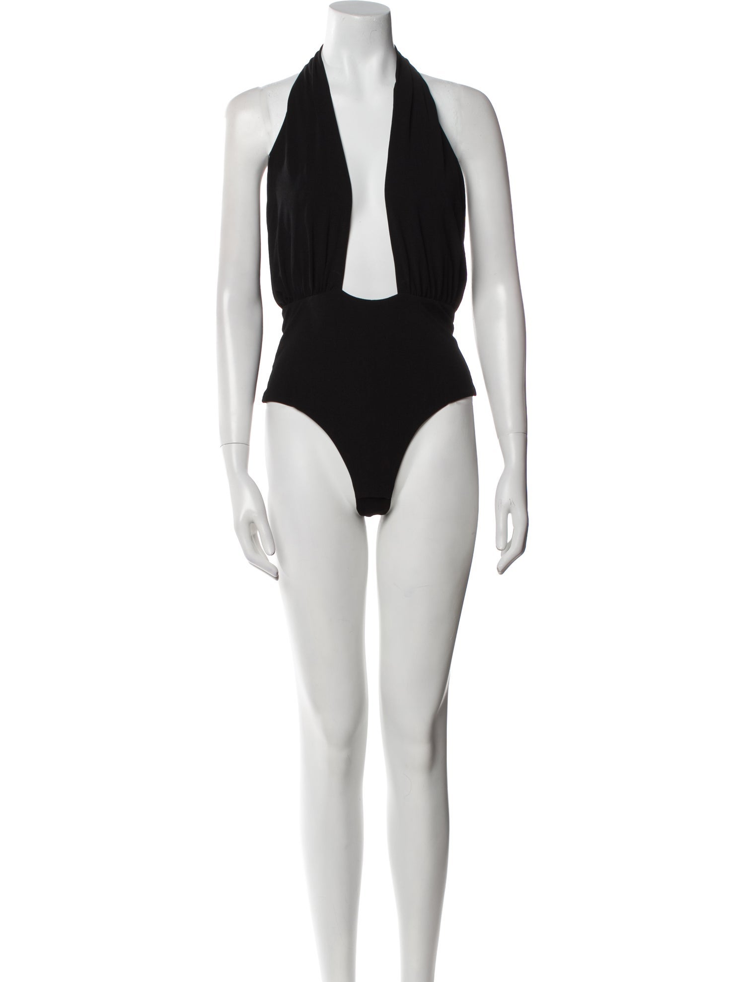 Michael Kors Collection V-Neck Sleeveless Bodysuit