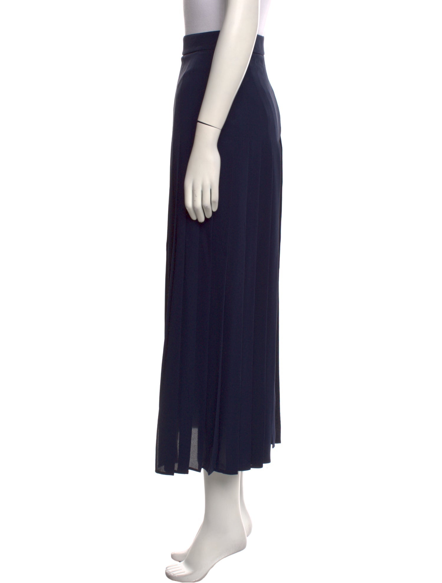 Michael Kors Collection Silk Midi Length Skirt