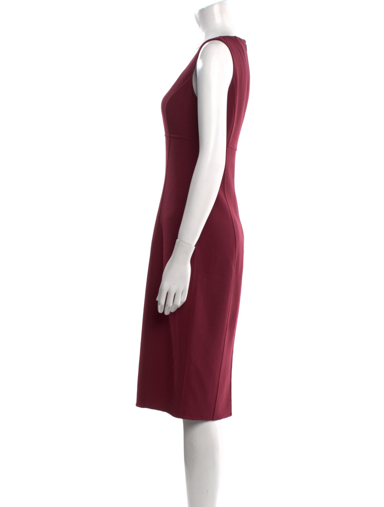 Michael Kors Collection Virgin Wool Knee-Length Dress