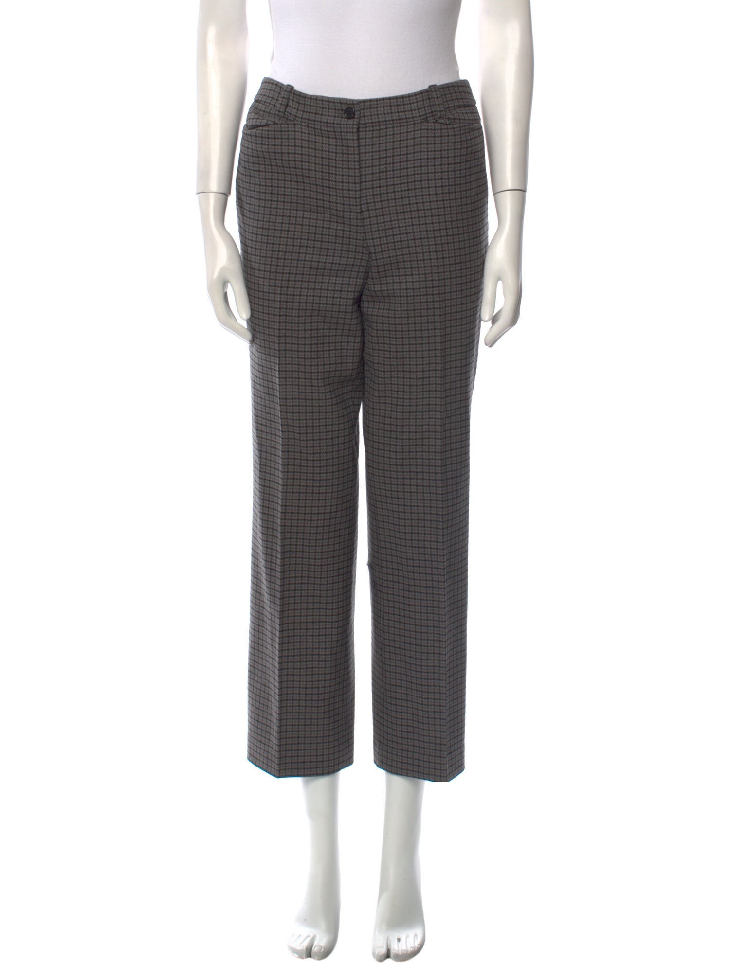 Michael Kors Collection Virgin Wool Wide Leg Pants