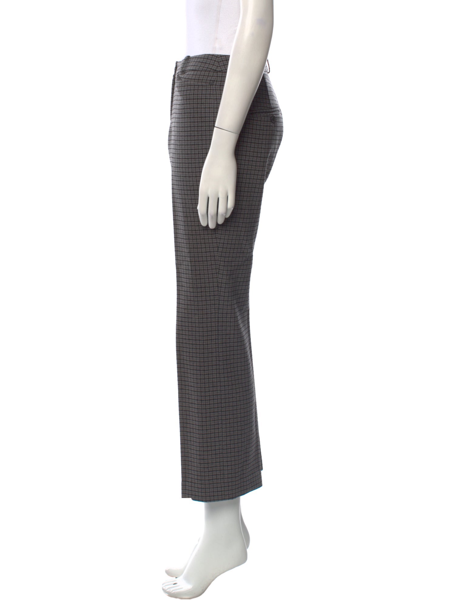 Michael Kors Collection Virgin Wool Wide Leg Pants