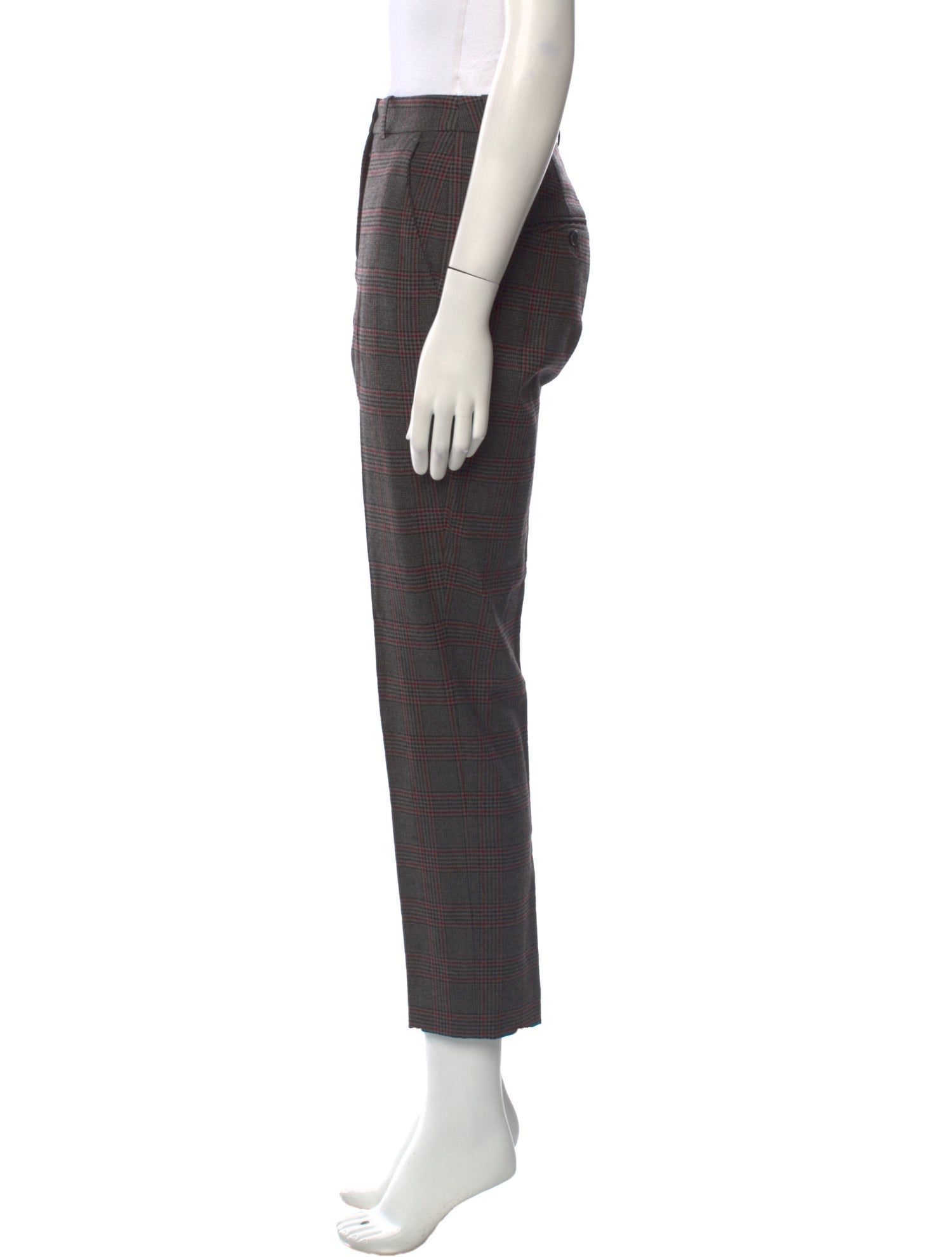 Michael Kors Collection Virgin Wool Straight Leg Pants
