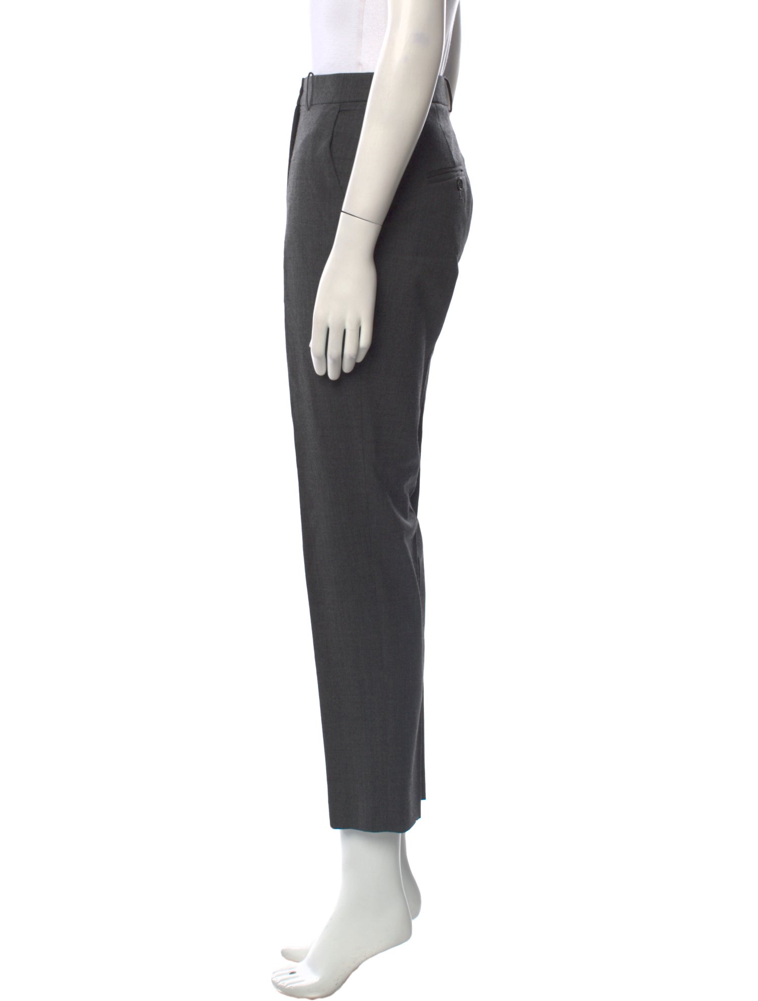 Michael Kors Collection Virgin Wool Straight Leg Pants