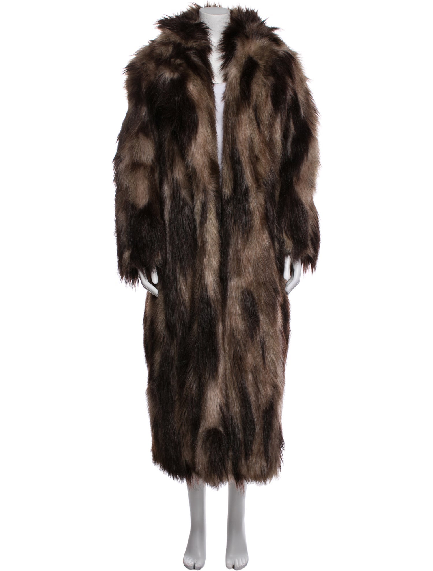 Michael Kors Collection Faux Fur Faux Fur Coat