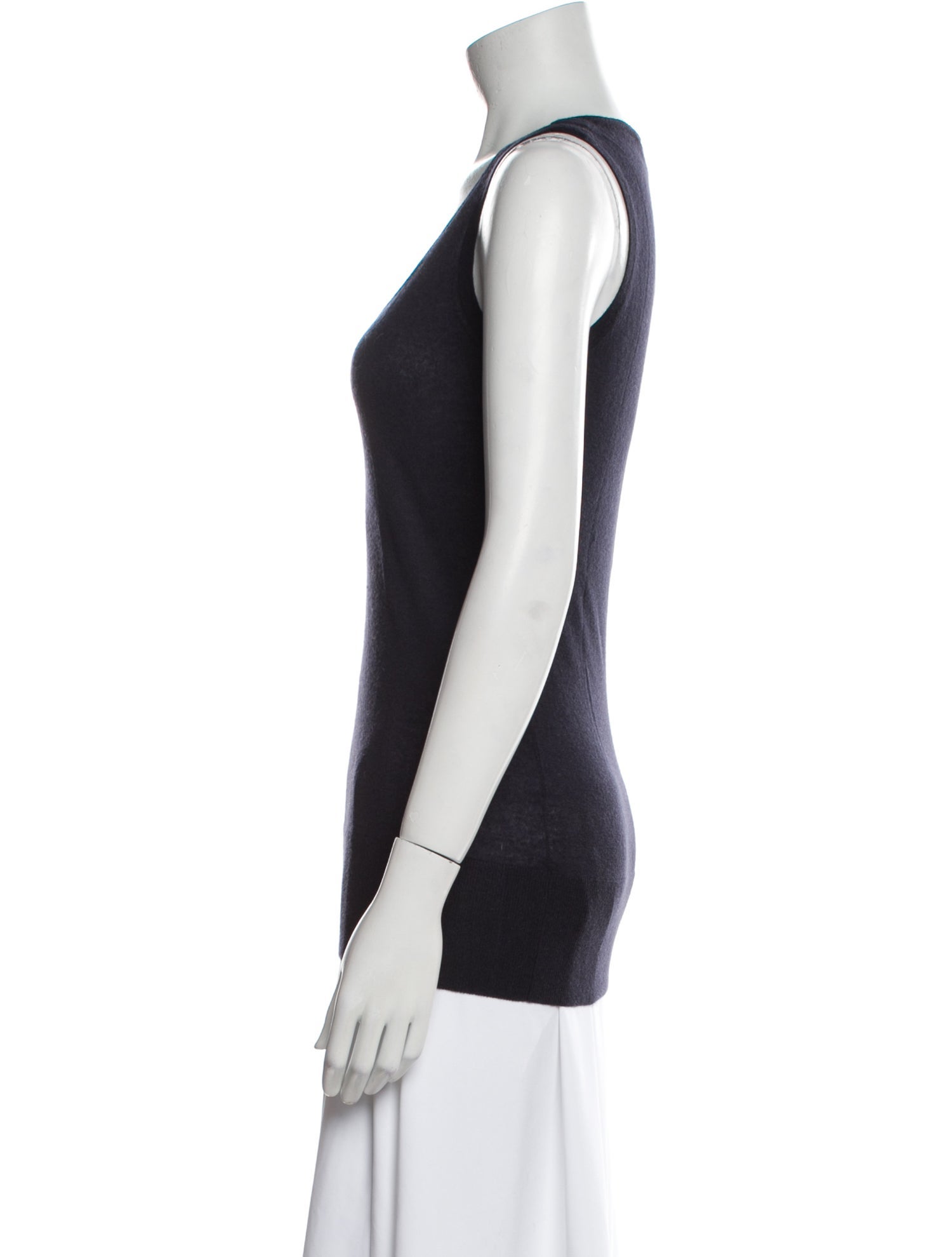 Michael Kors Collection Cashmere Scoop Neck Top