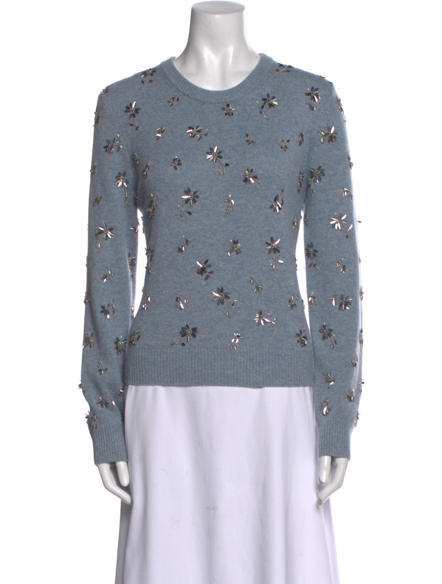 Michael Kors Collection Cashmere Patterned Sweater