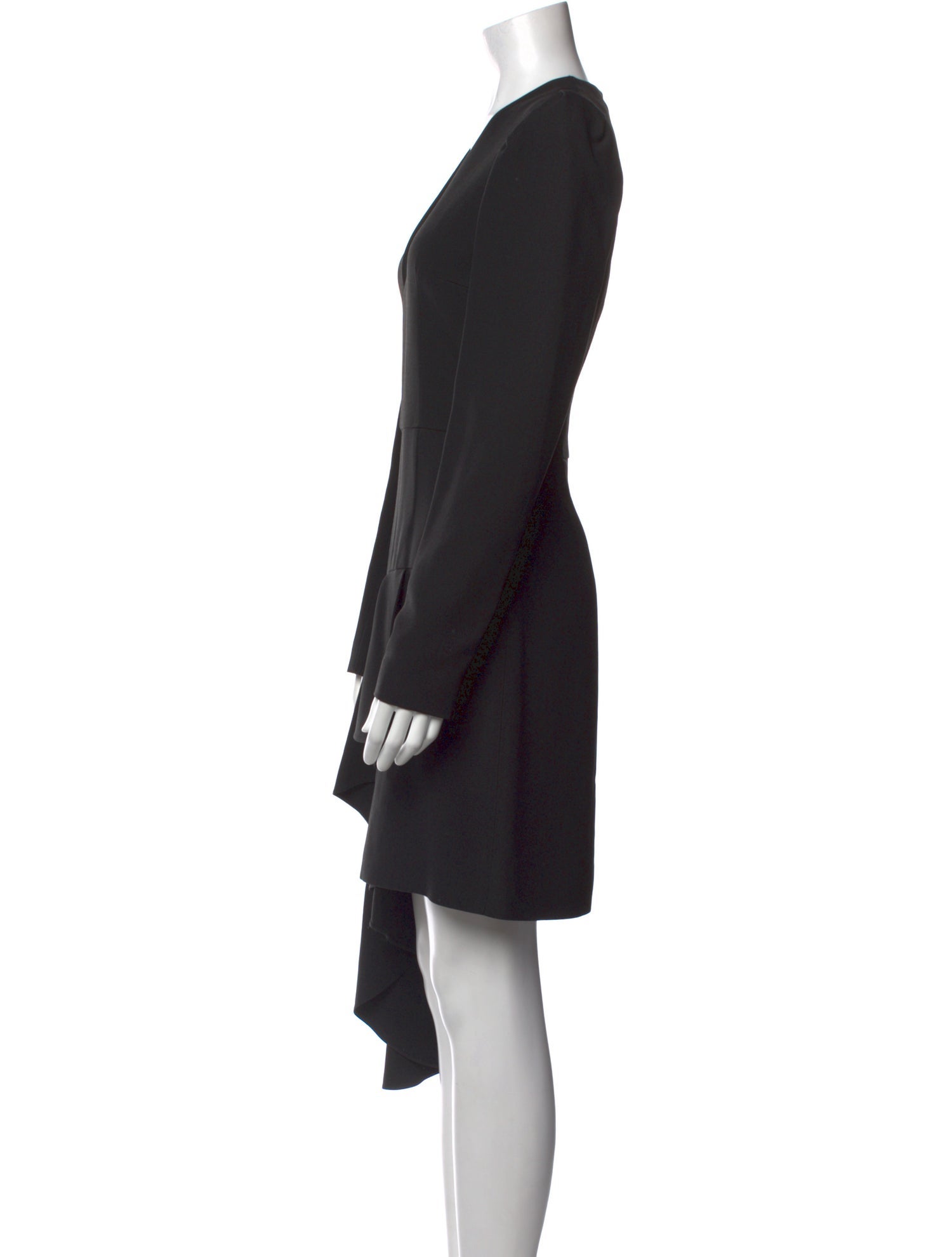 Michael Kors Collection V-Neck Midi Length Dress