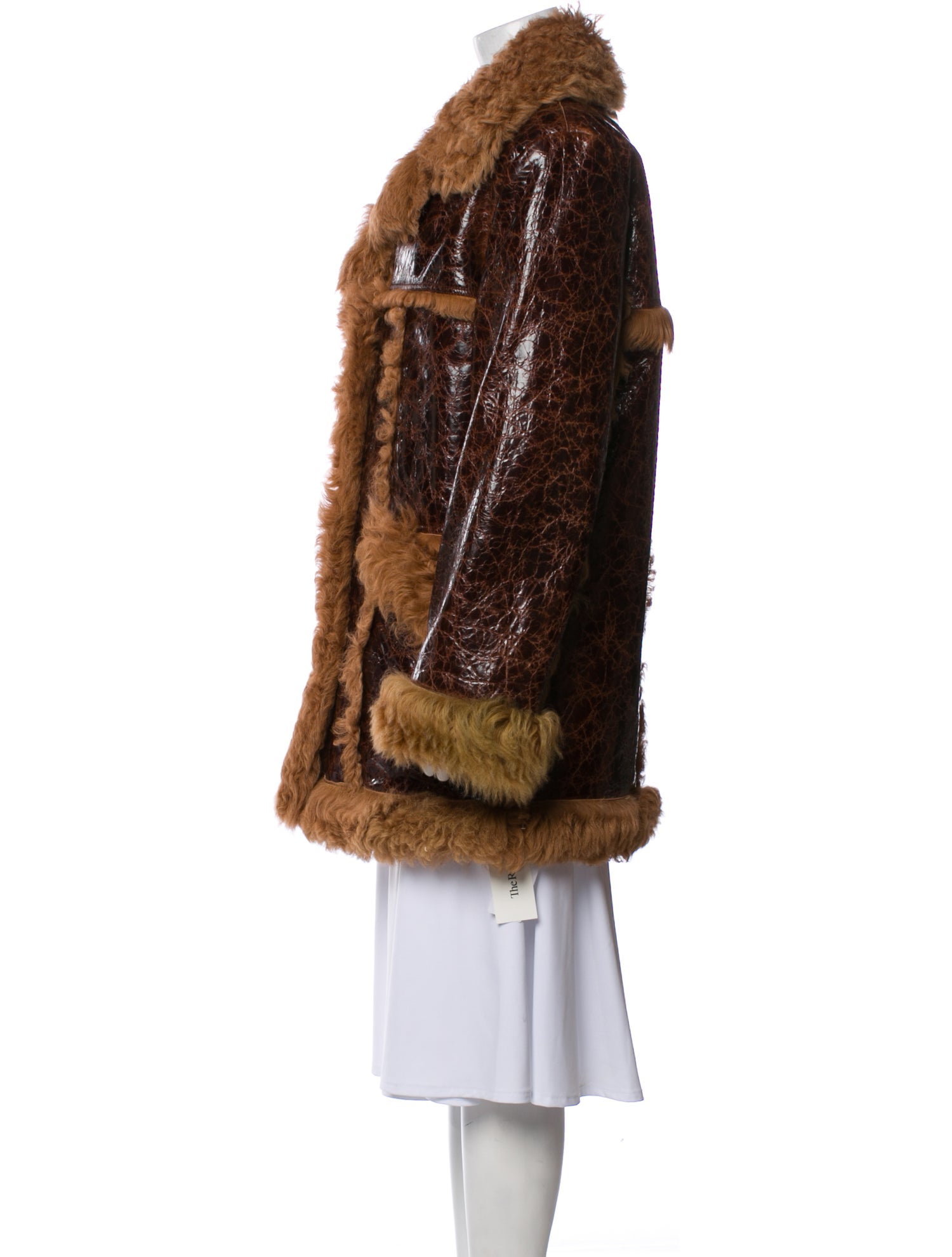 Michael Kors Collection Lambskin Fur Coat