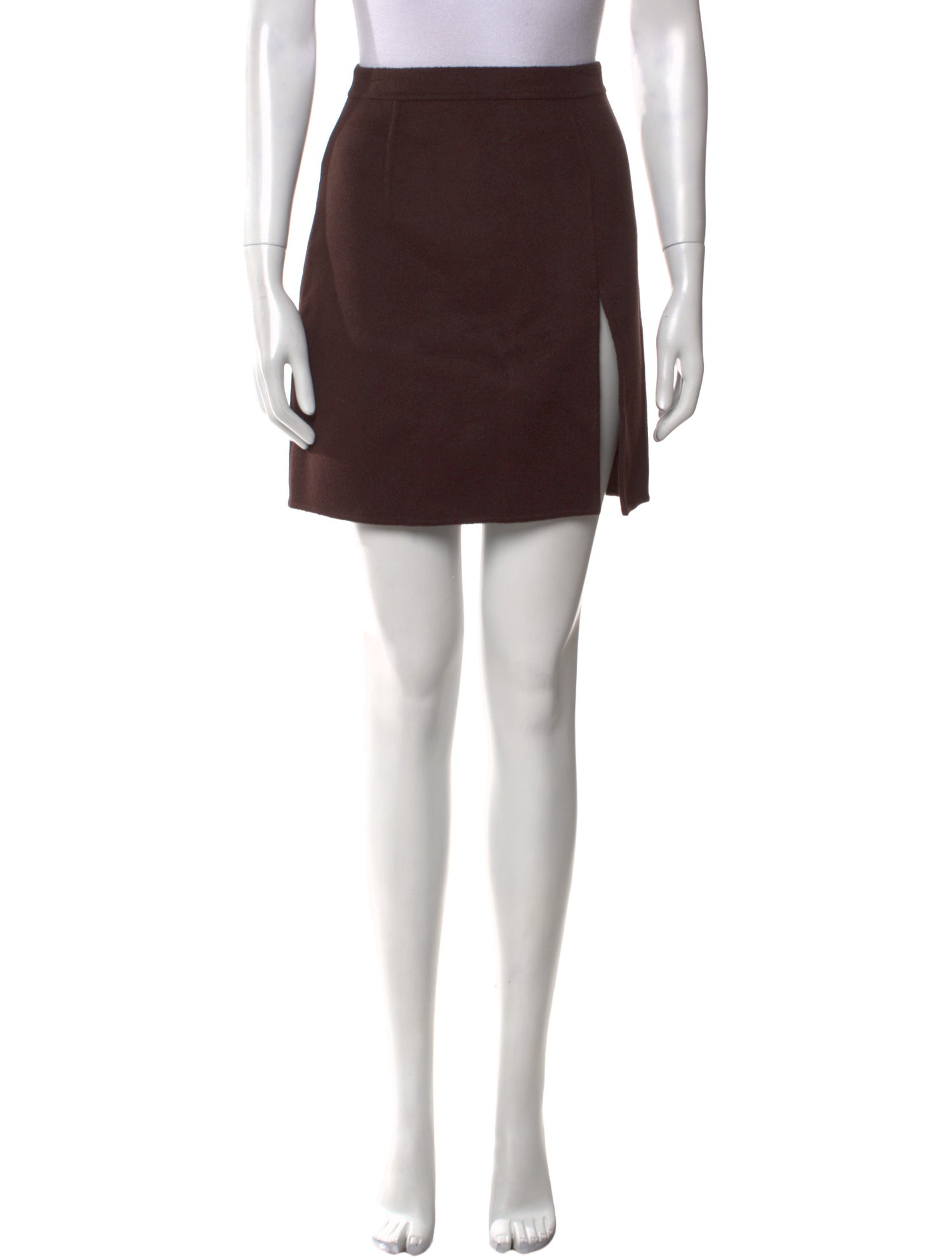 Michael Kors Collection Virgin Wool Mini Skirt