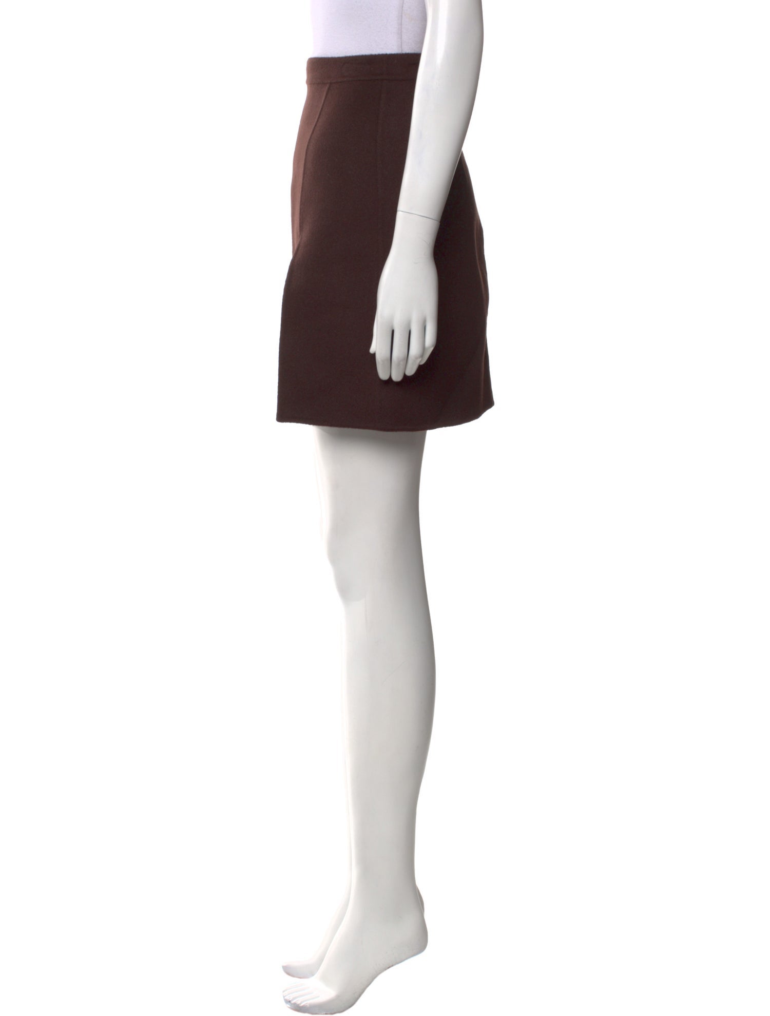 Michael Kors Collection Virgin Wool Mini Skirt