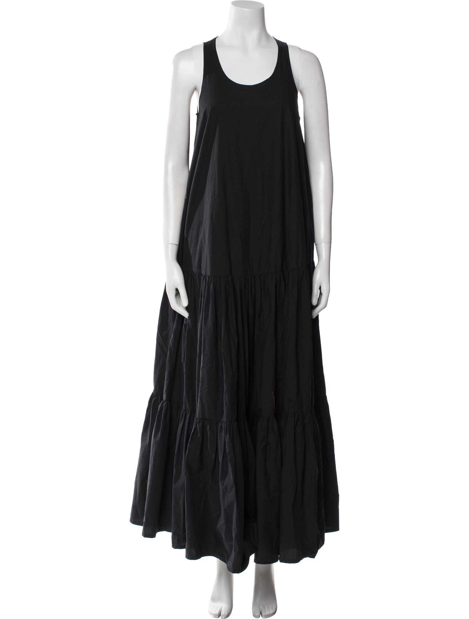 Michael Kors Collection Scoop Neck Long Dress