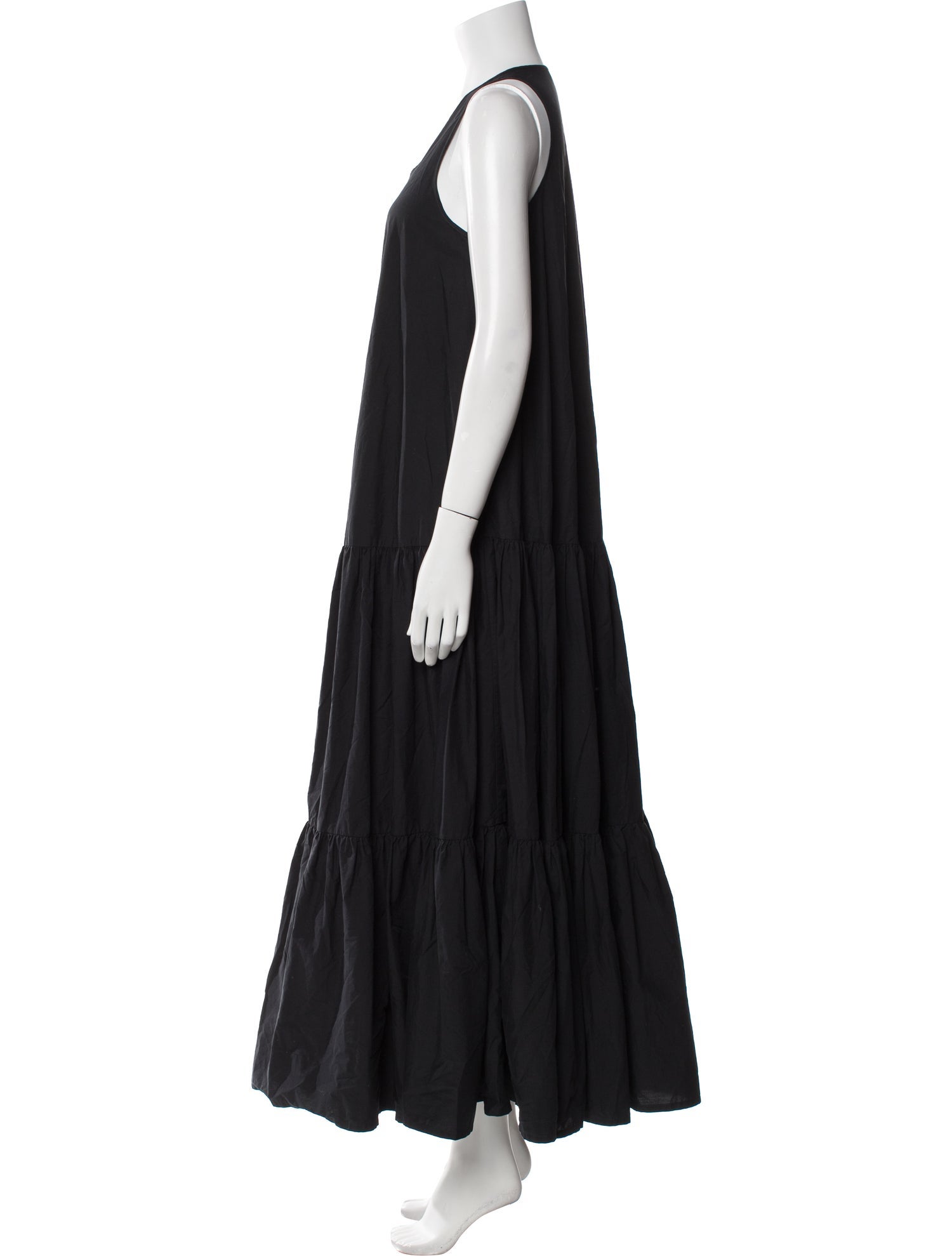 Michael Kors Collection Scoop Neck Long Dress