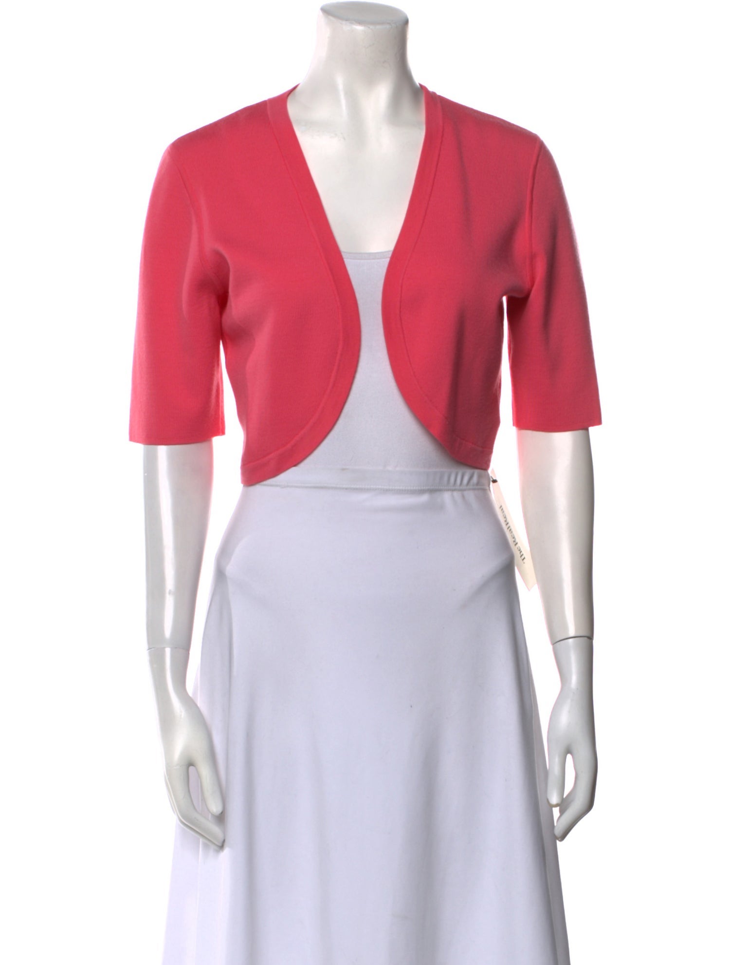 Michael Kors Collection Merino Wool Open Front Sweater