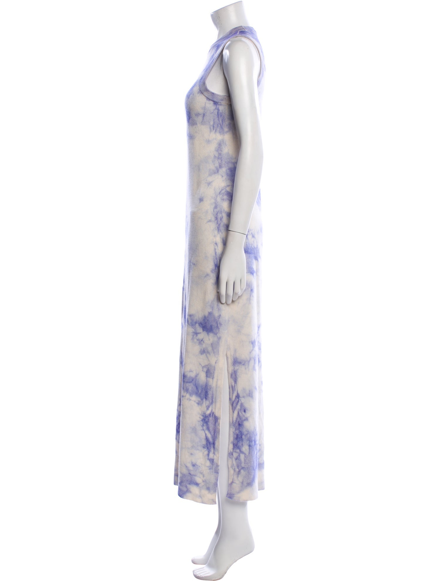 Michael Kors Collection Tie-Dye Print Long Dress