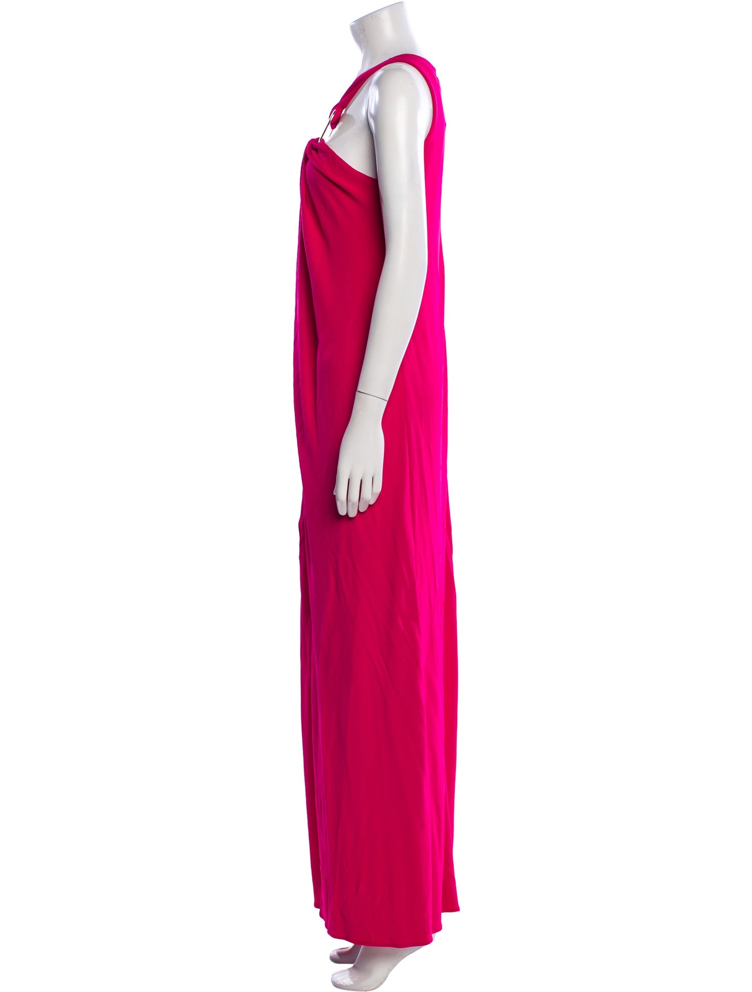Michael Kors Collection Square Neckline Long Dress