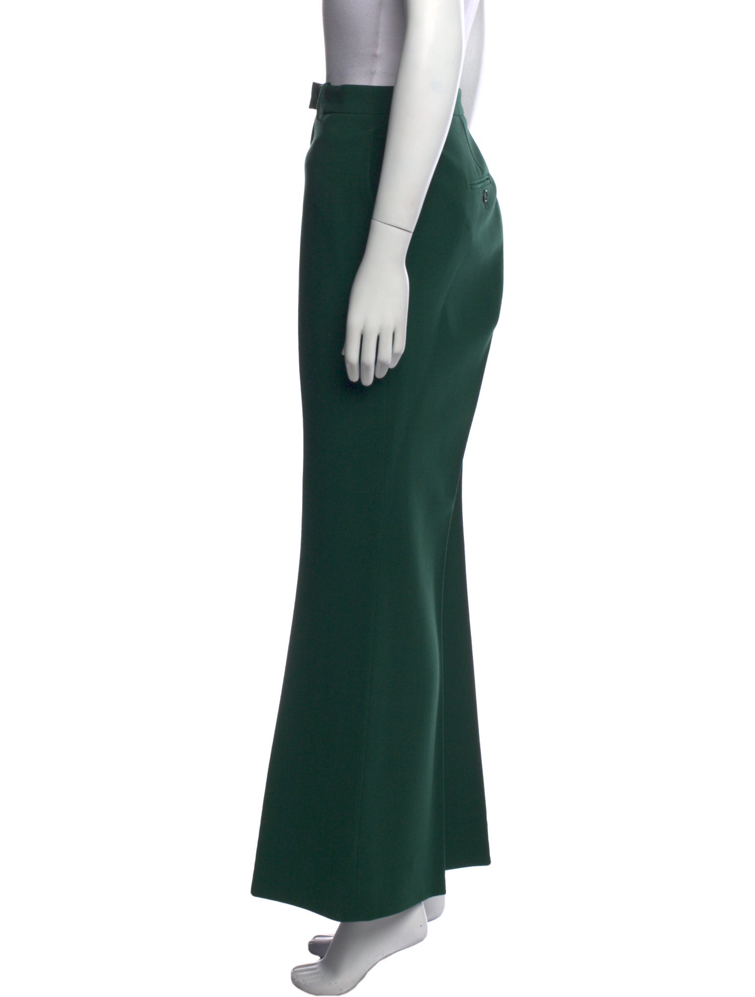 Michael Kors Collection Virgin Wool Wide Leg Pants