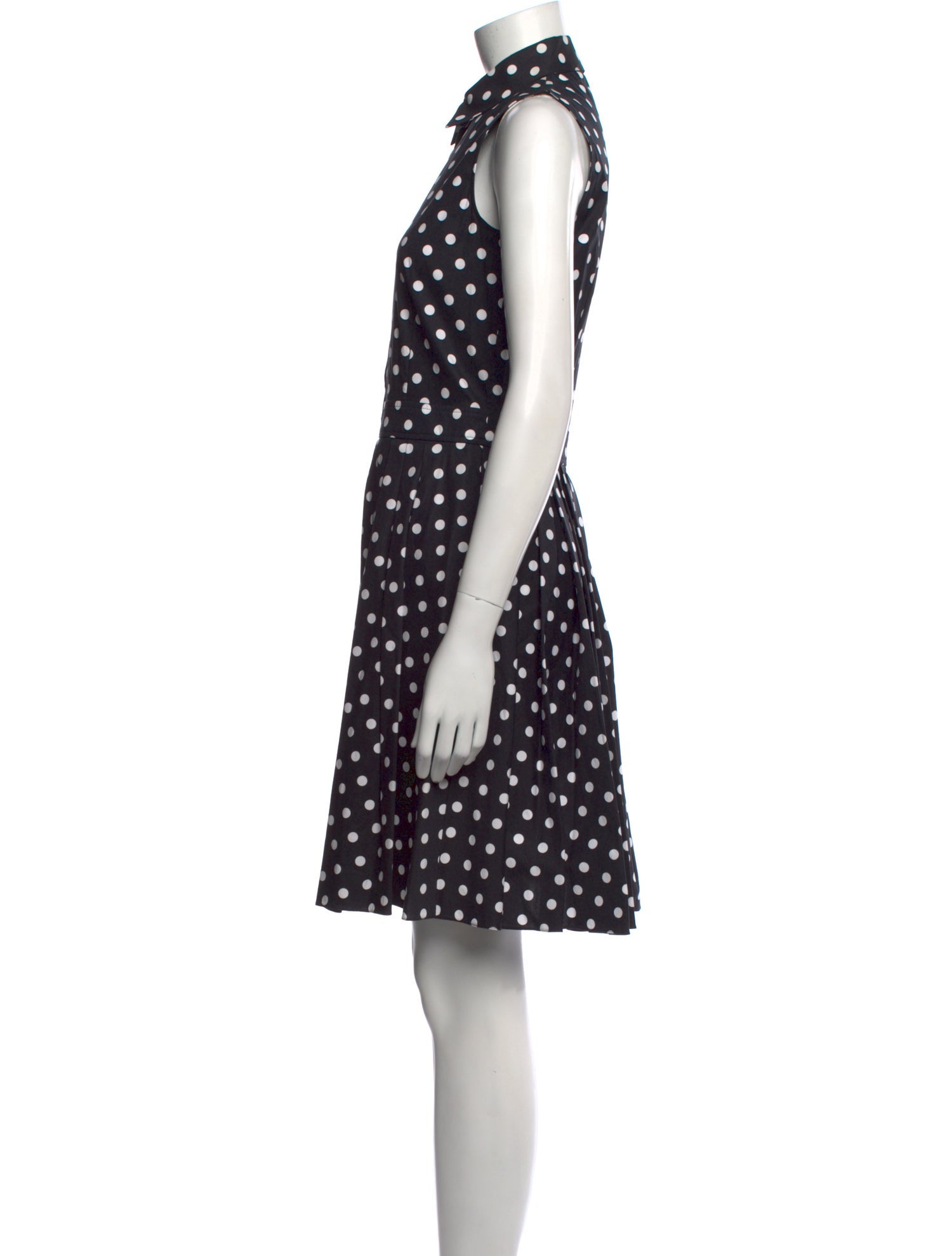Michael Kors Collection Polka Dot Print Knee-Length Dress w/ Tags