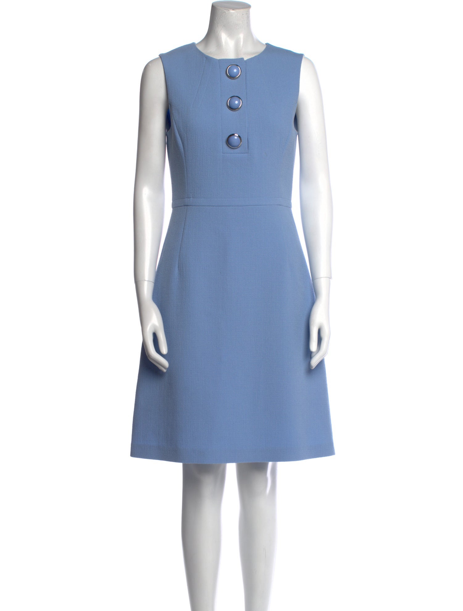 Michael Kors Collection Virgin Wool Knee-Length Dress