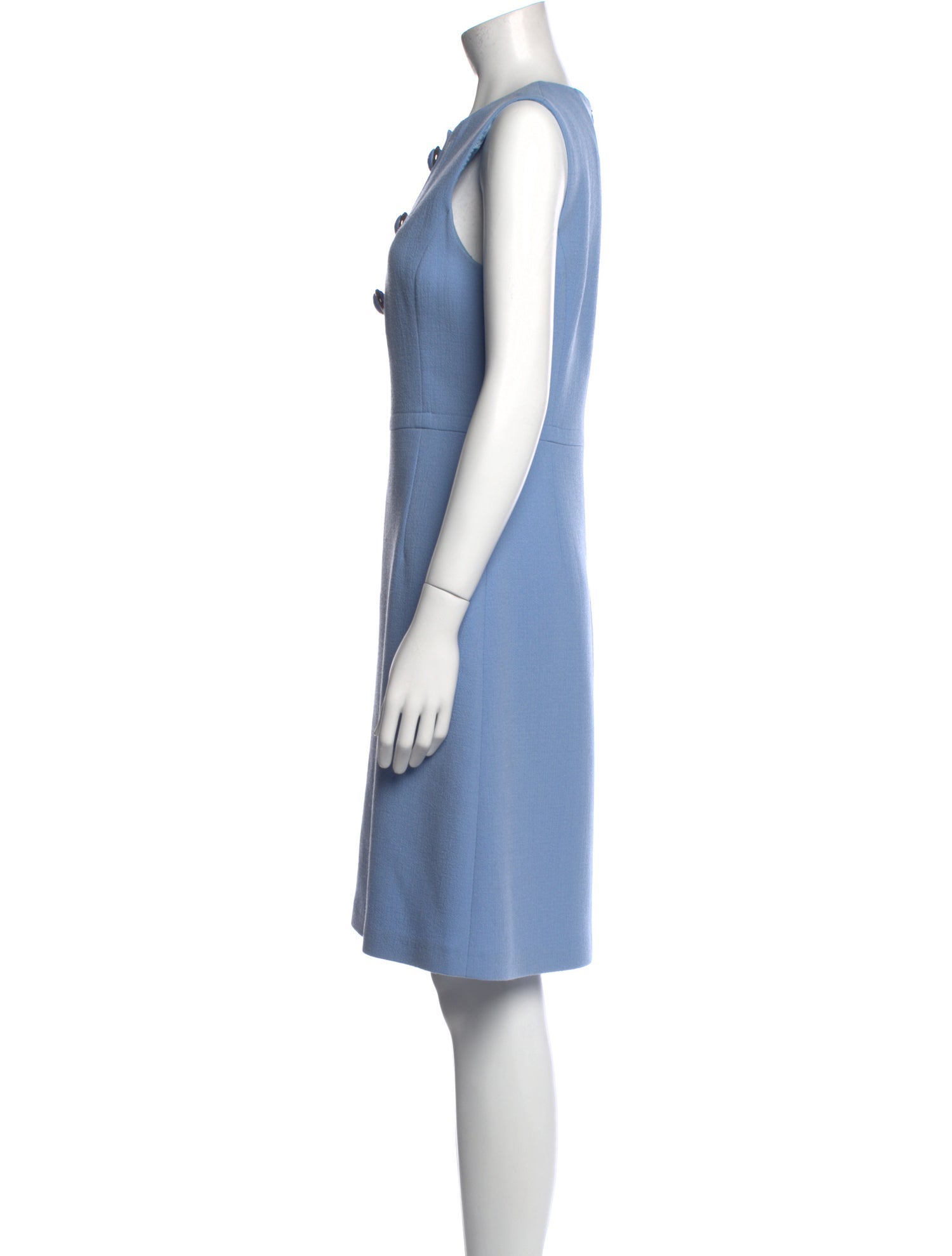 Michael Kors Collection Virgin Wool Knee-Length Dress