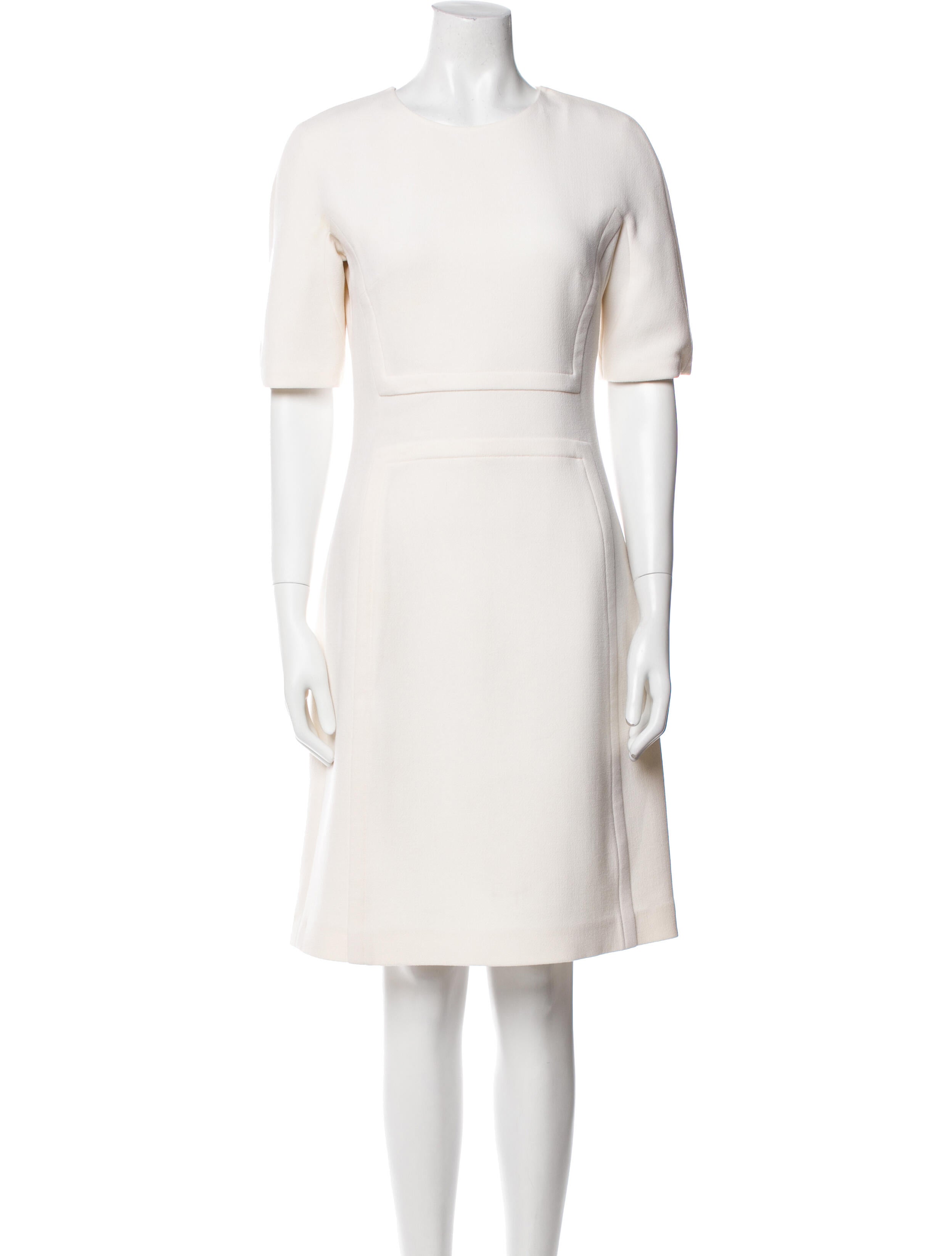 Michael Kors Collection Virgin Wool Knee-Length Dress