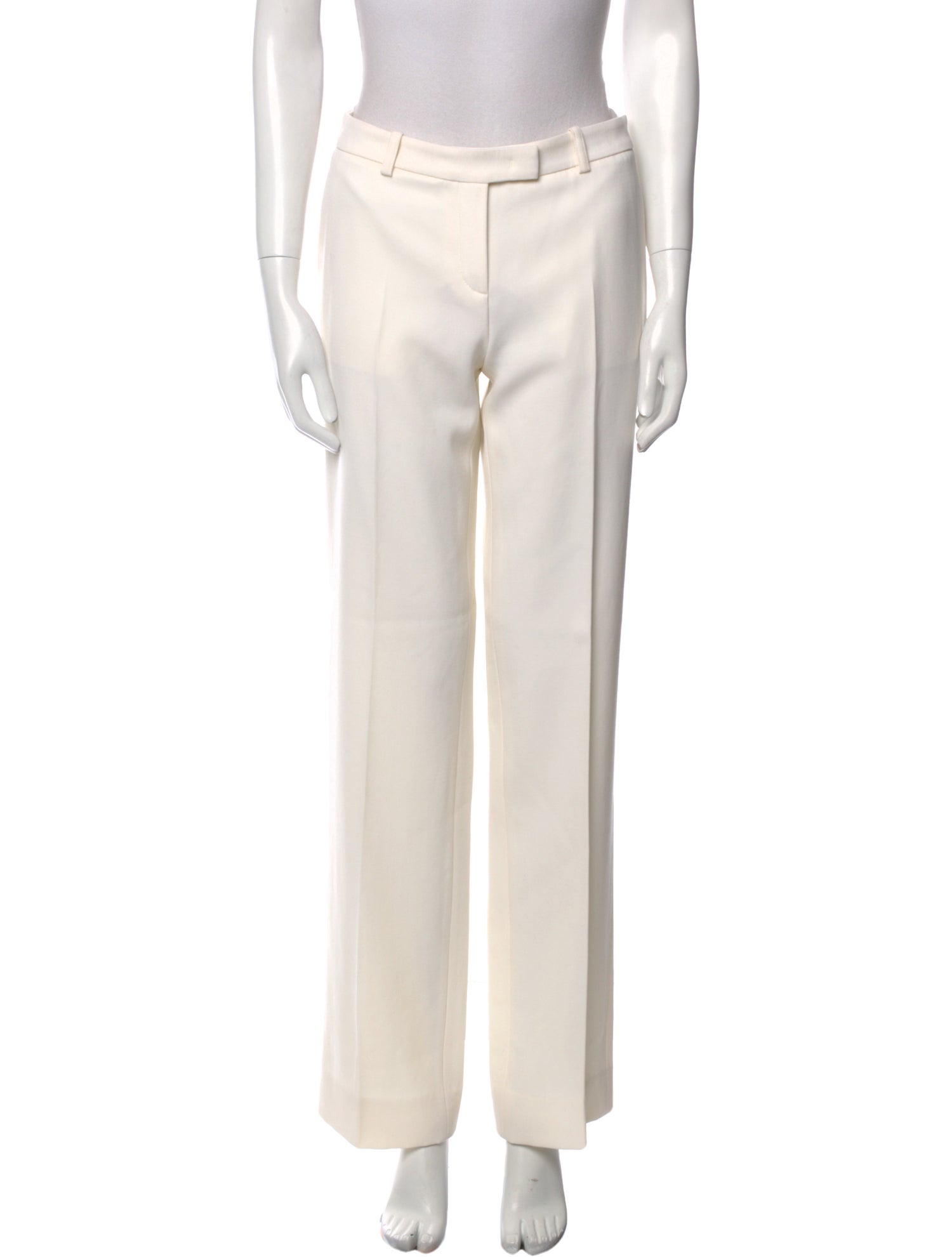 Michael Kors Collection Virgin Wool Wide Leg Pants