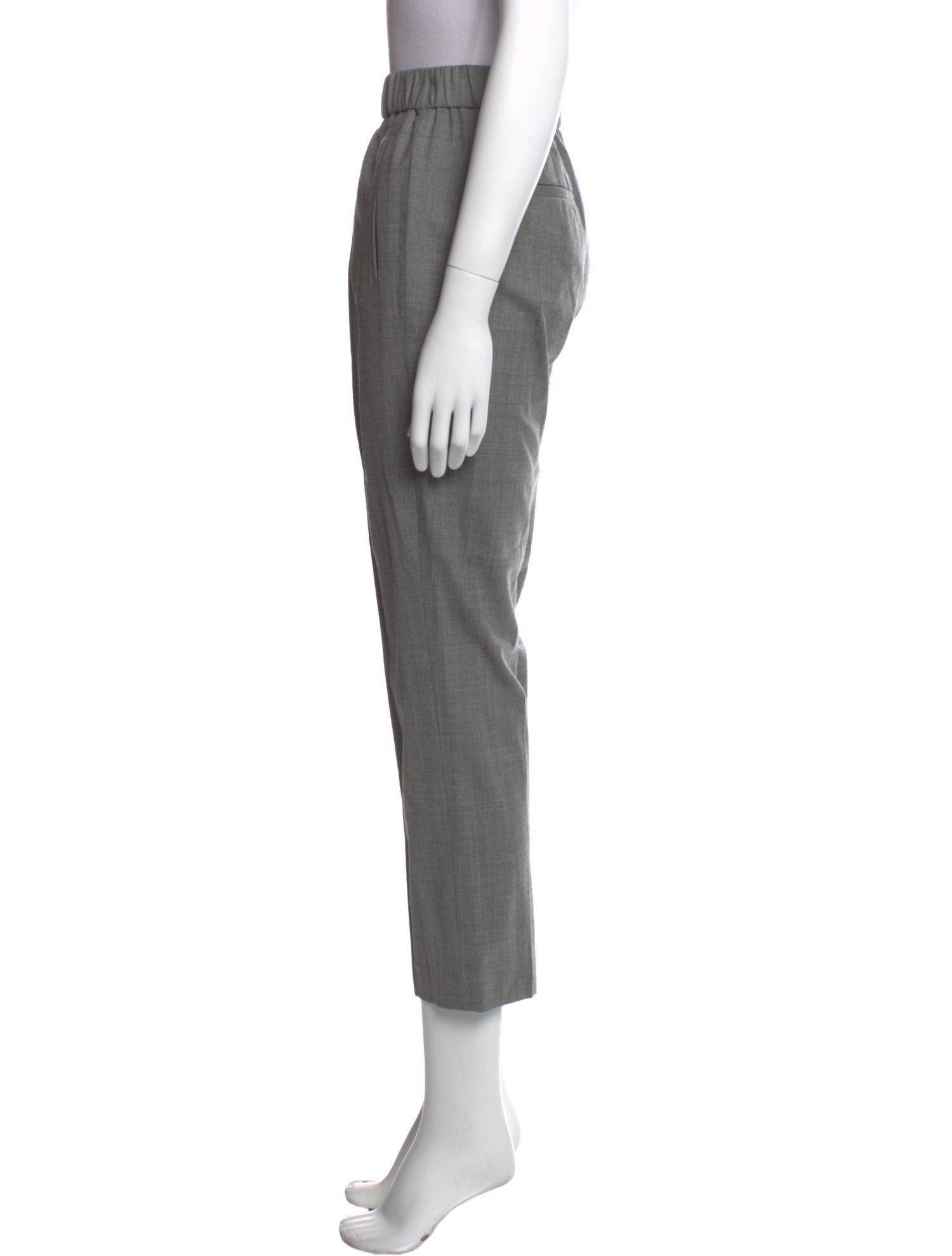 Michael Kors Collection Virgin Wool Straight Leg Pants