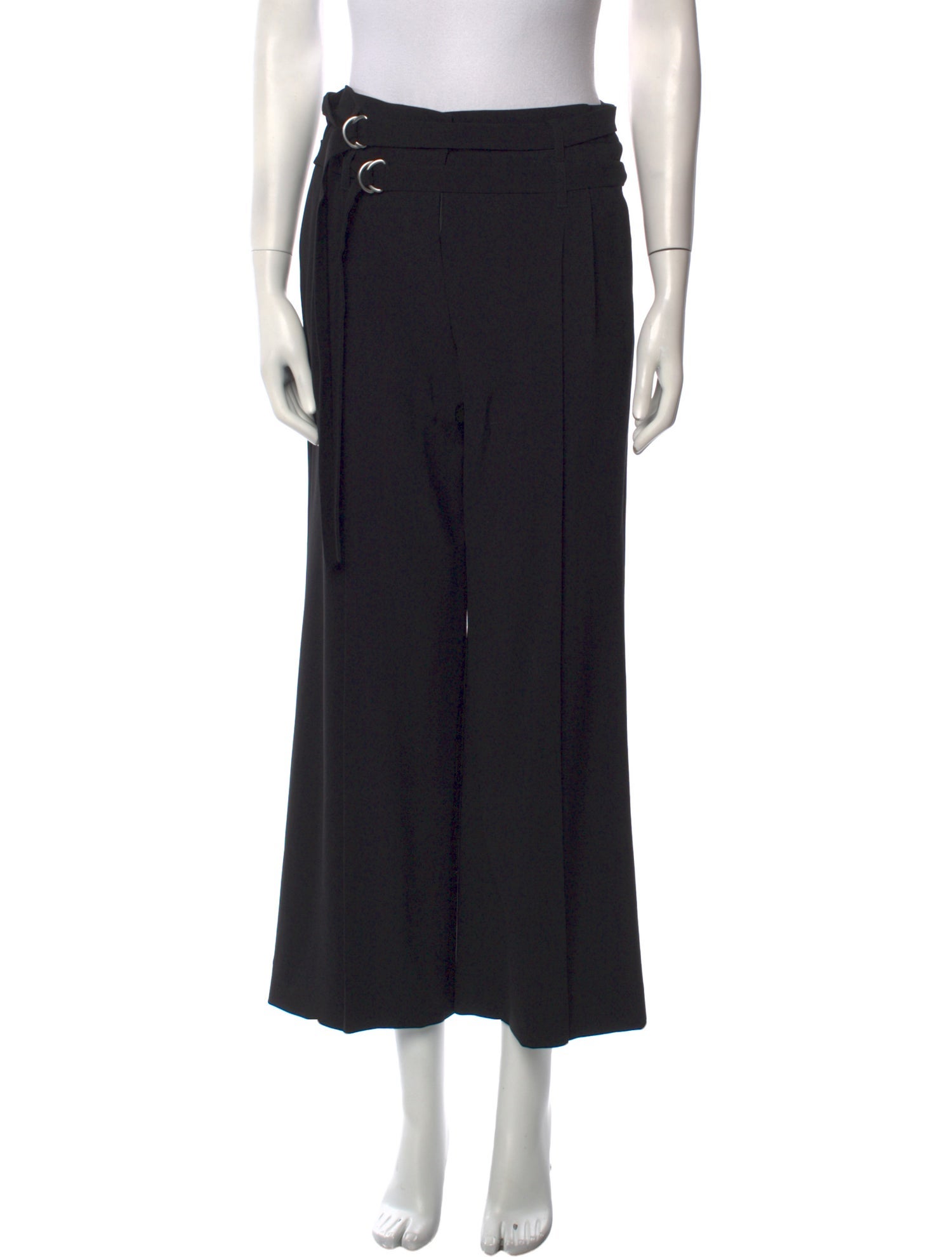 Michael Kors Collection Virgin Wool Wide Leg Pants