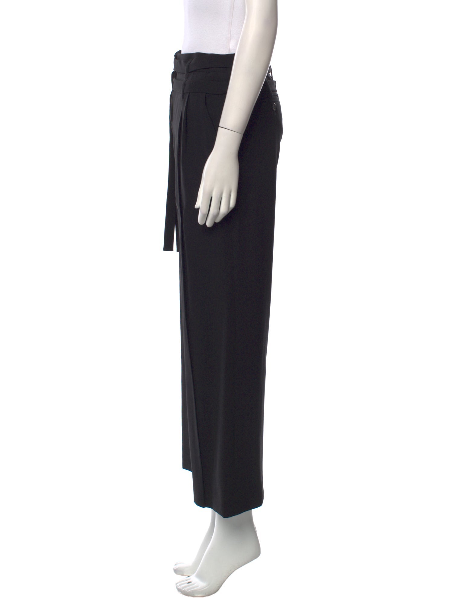 Michael Kors Collection Virgin Wool Wide Leg Pants
