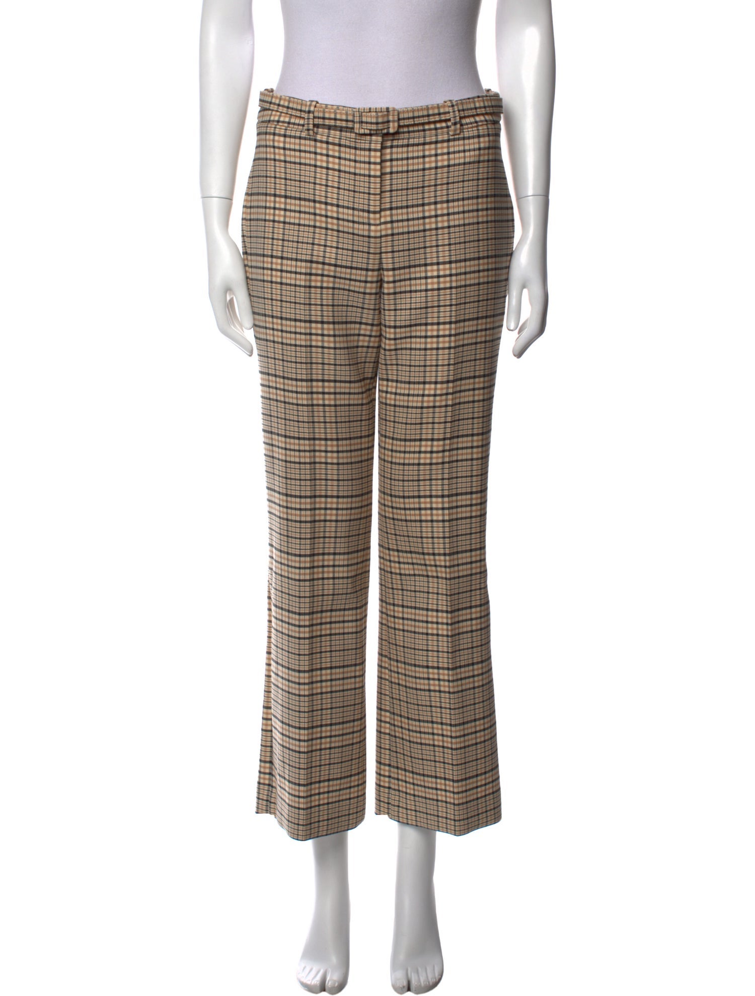 Michael Kors Collection Virgin Wool Wide Leg Pants
