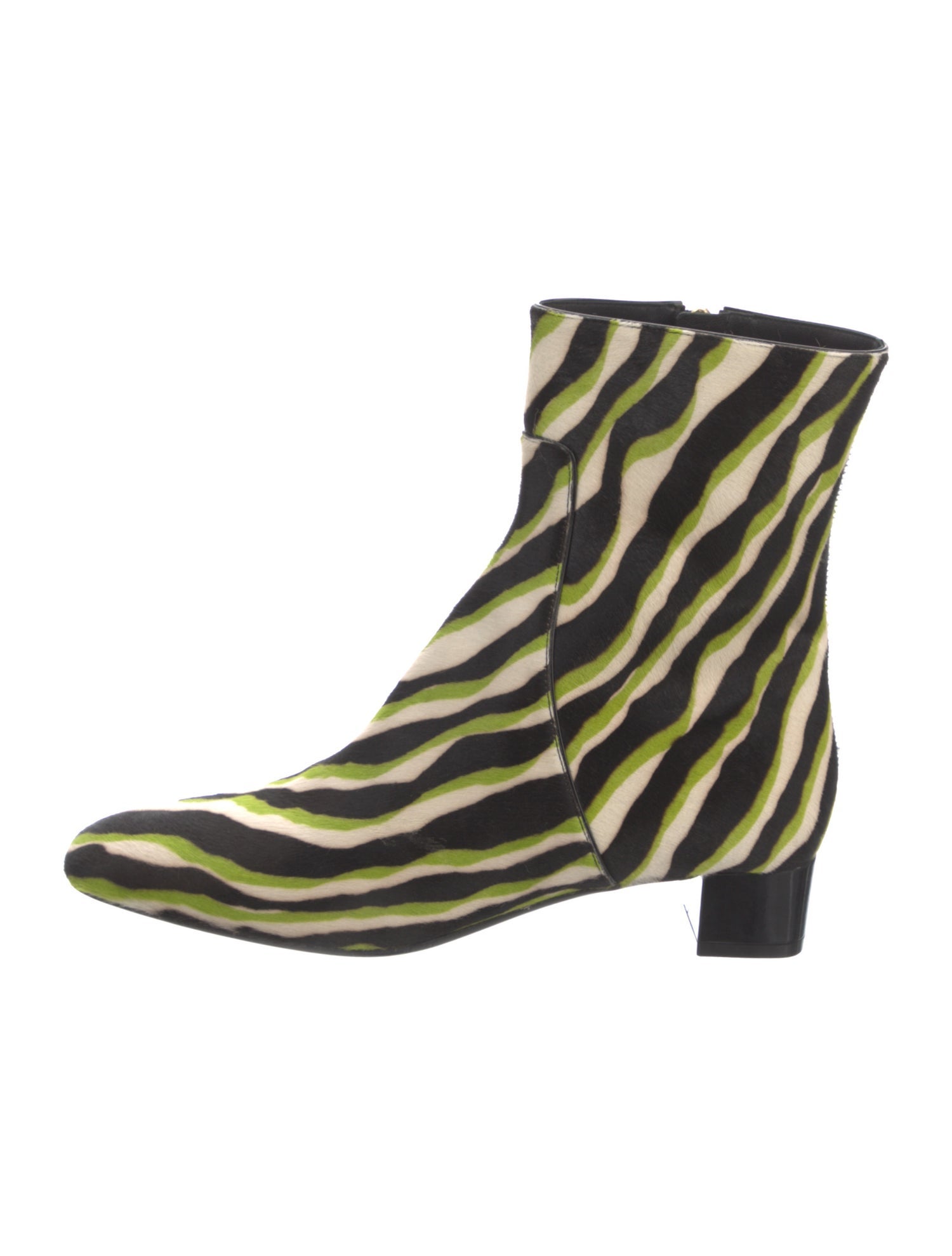 Michael Kors Collection Ponyhair Animal Print Boots
