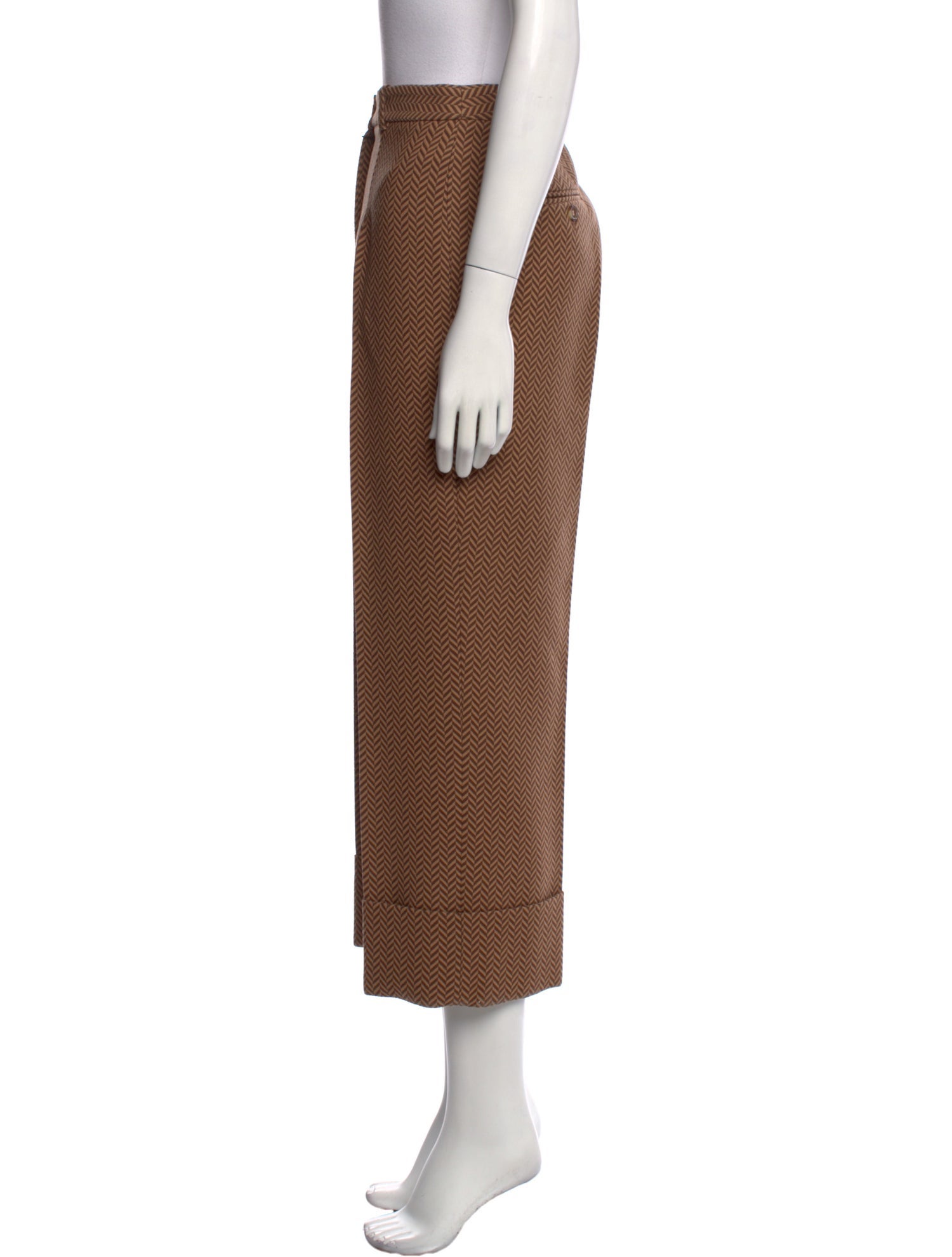 Michael Kors Collection Virgin Wool Straight Leg Pants