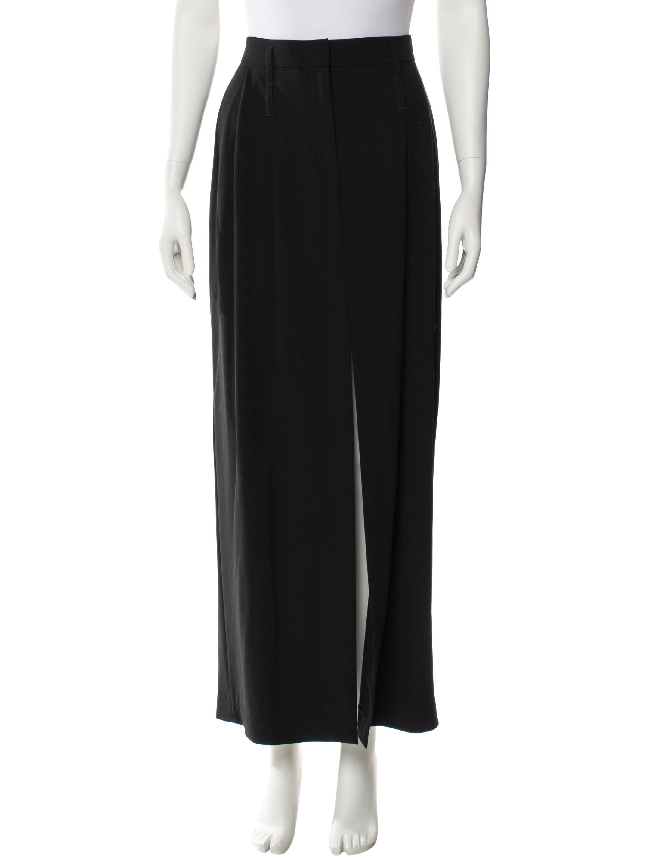 Michael Kors Collection Virgin Wool Long Skirt