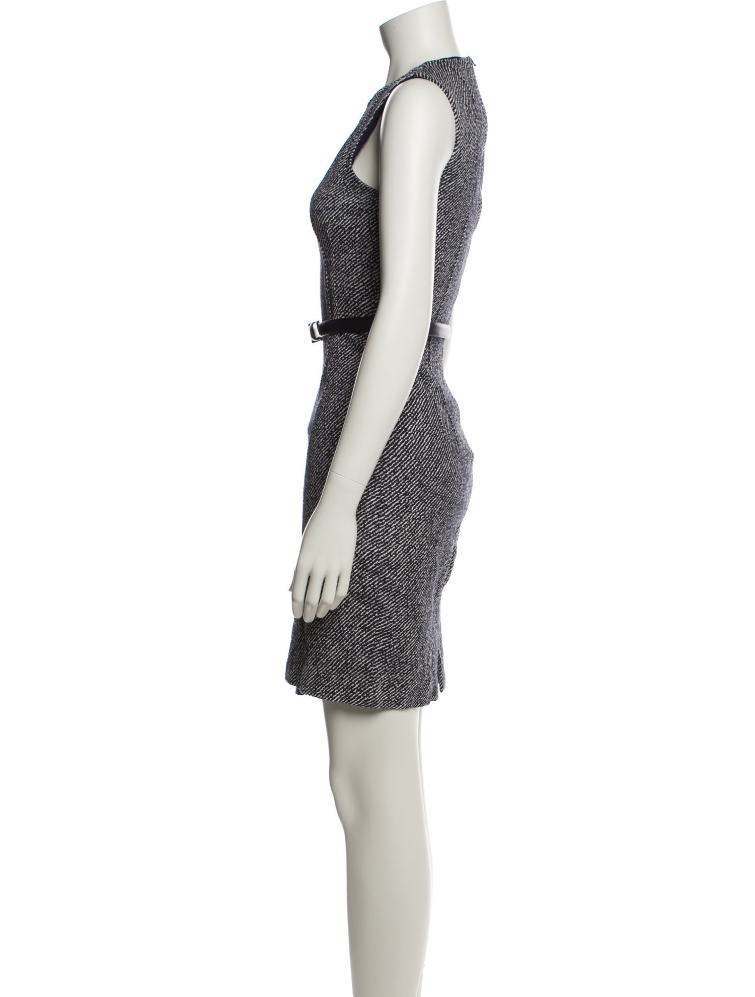 Michael Kors Collection Crew Neck Mini Dress