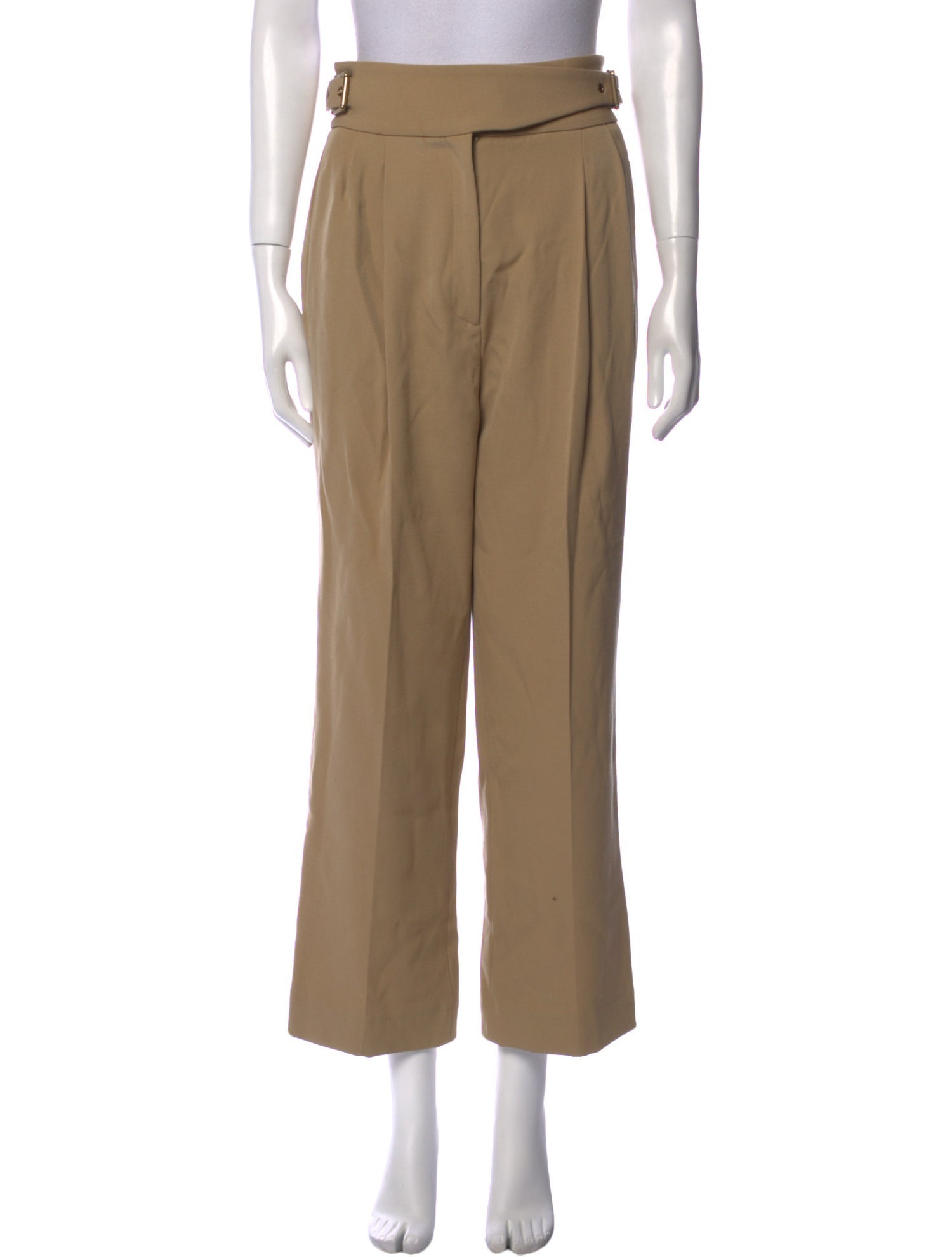 Michael Kors Collection Virgin Wool Wide Leg Pants