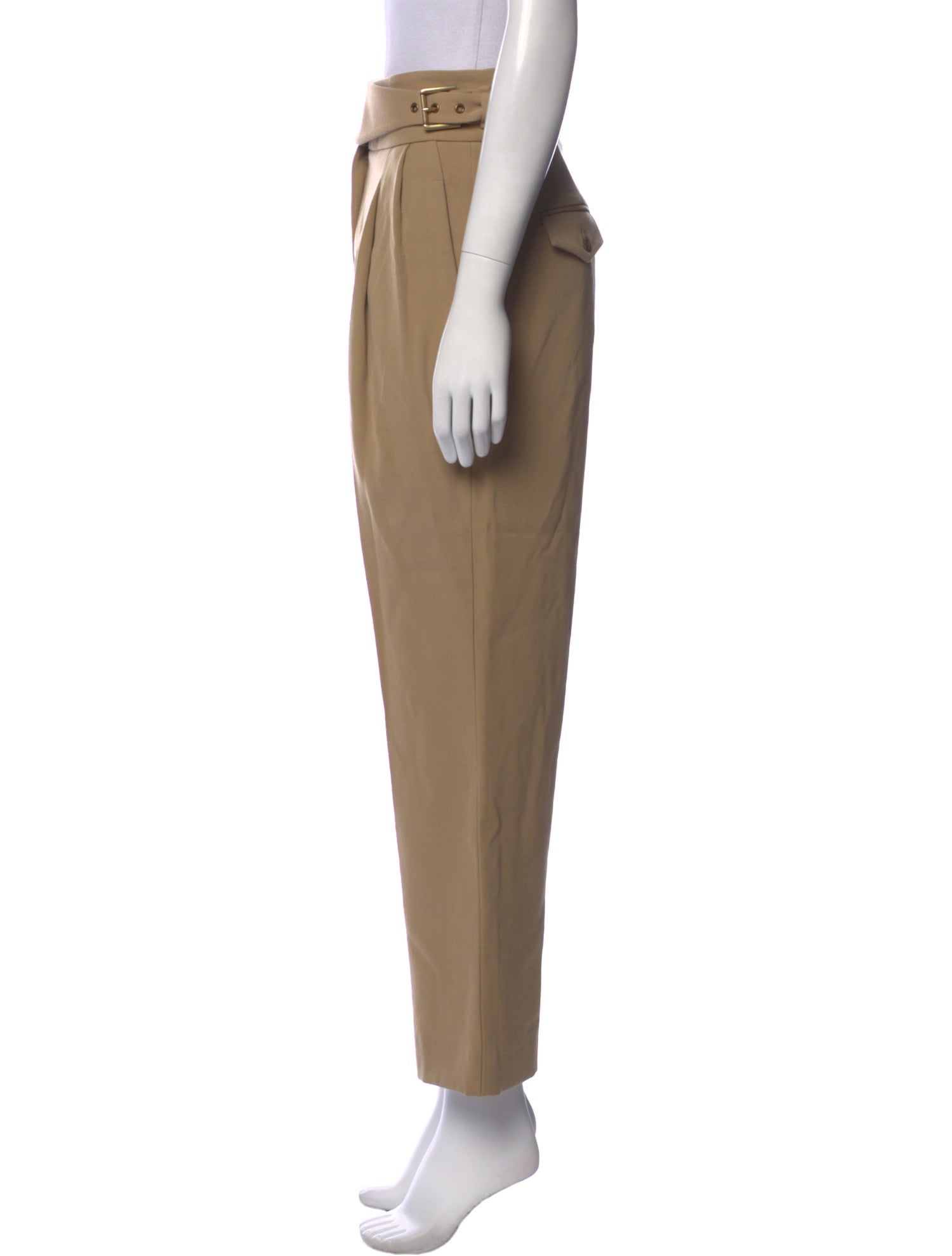 Michael Kors Collection Virgin Wool Wide Leg Pants