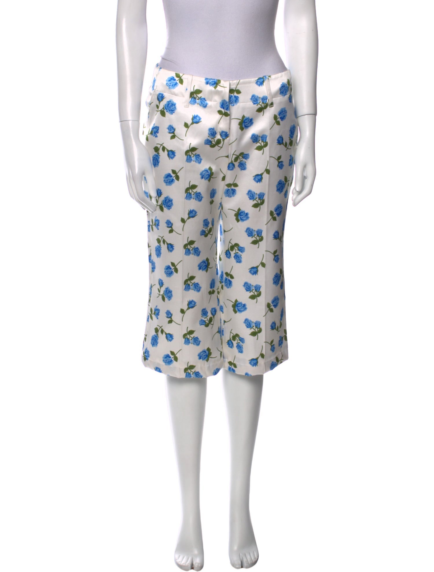 Michael Kors Collection Floral Print Wide Leg Pants w/ Tags