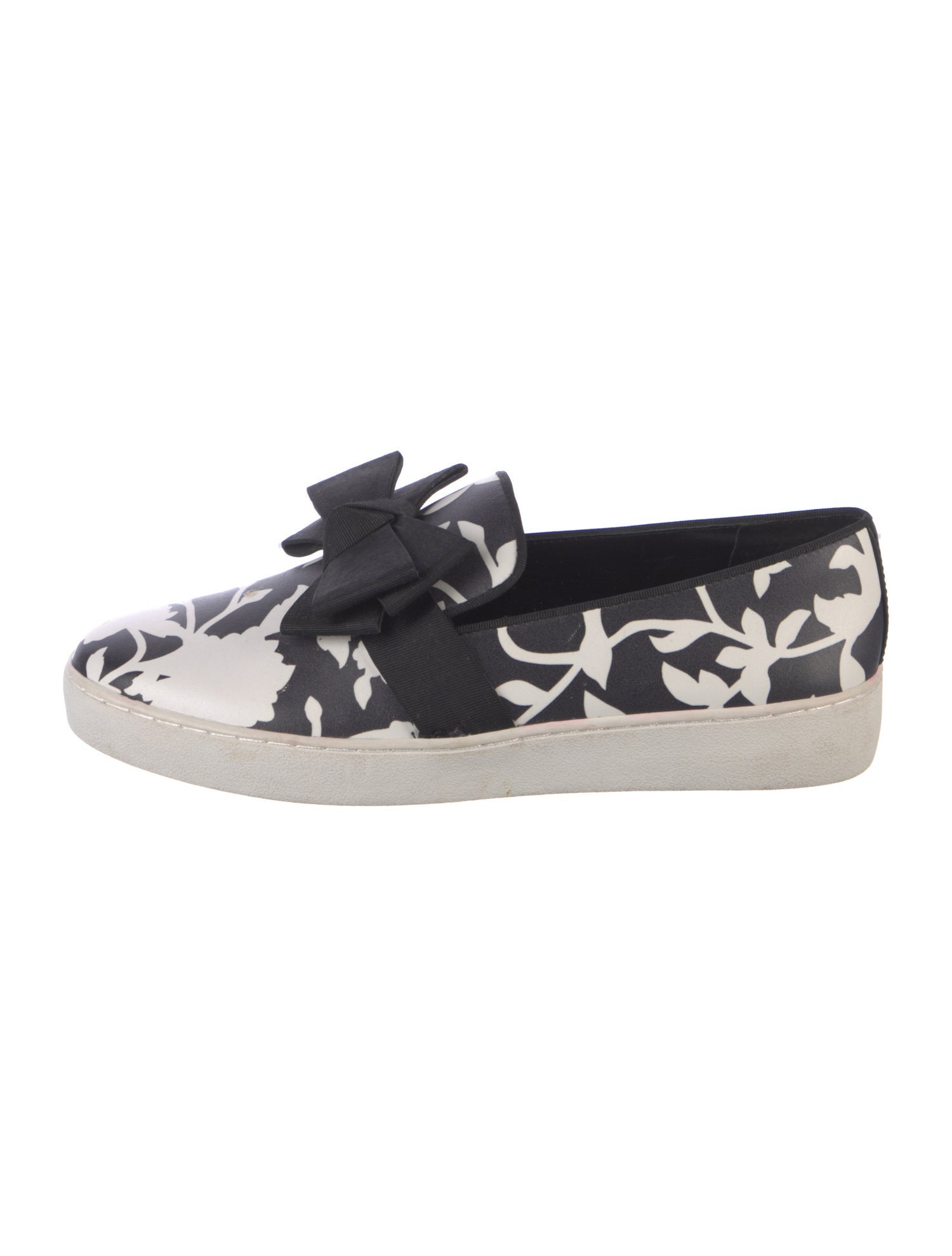Michael Kors Collection Patent Leather Printed Sneakers