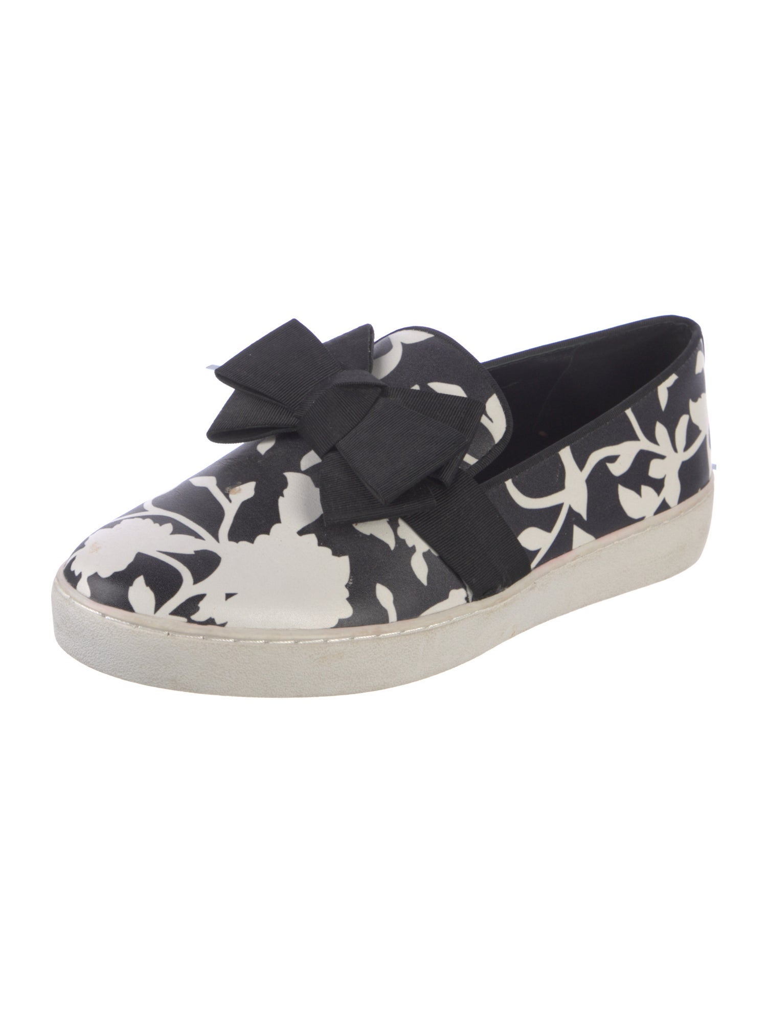 Michael Kors Collection Patent Leather Printed Sneakers