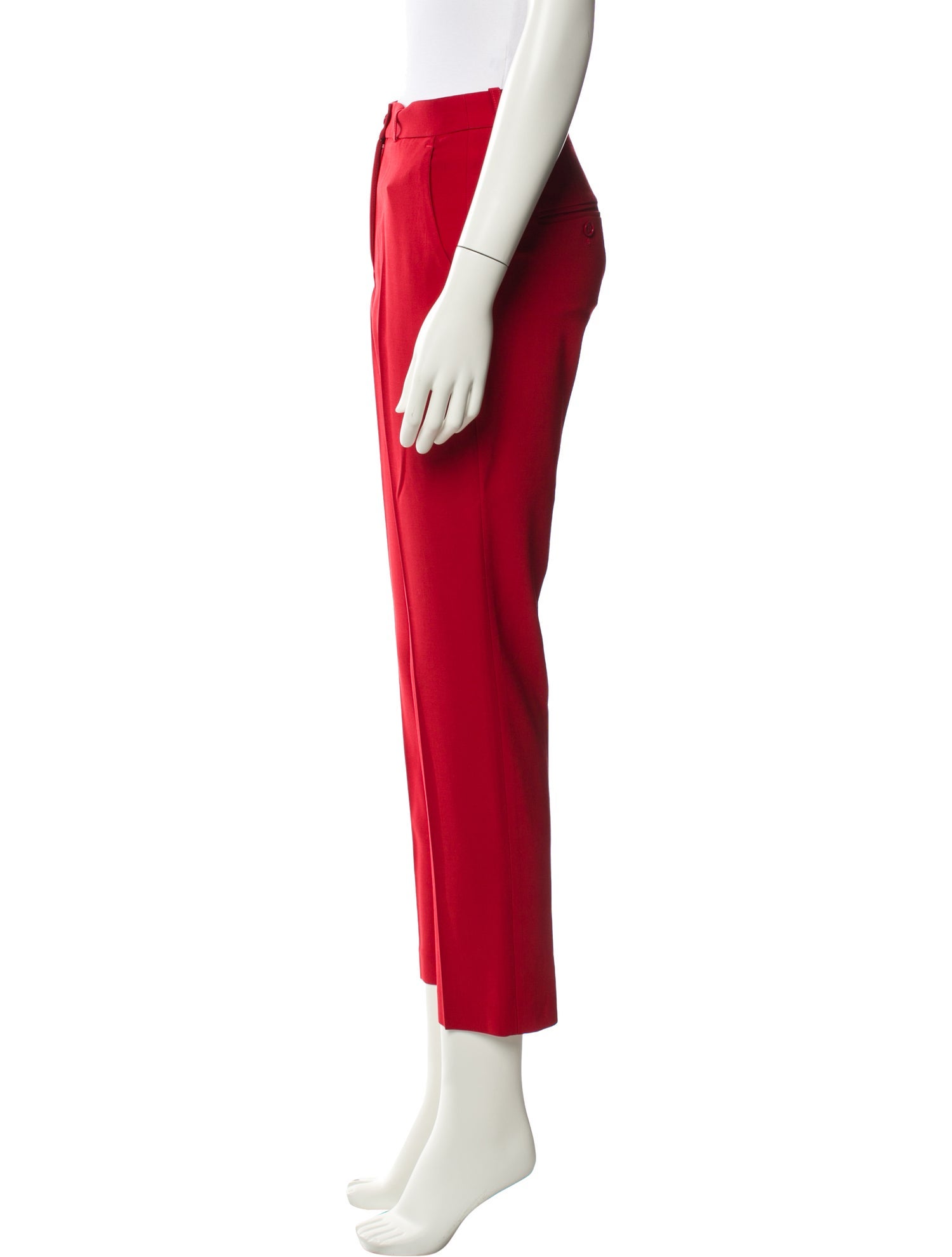 Michael Kors Collection Virgin Wool Straight Leg Pants